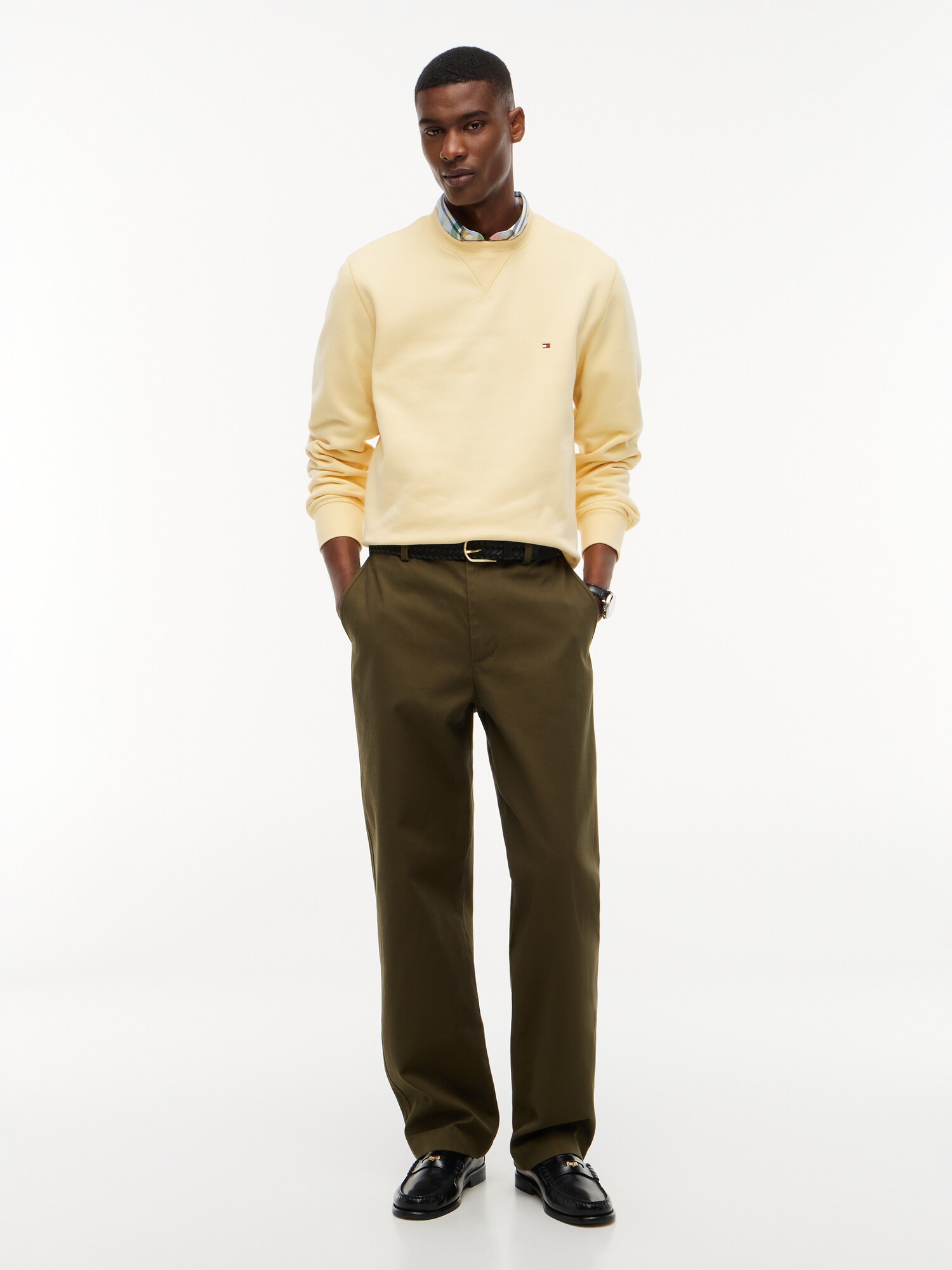 TOMMY HILFIGER Sudadera 'ESS SEASONAL'  amarillo claro – imagen 4