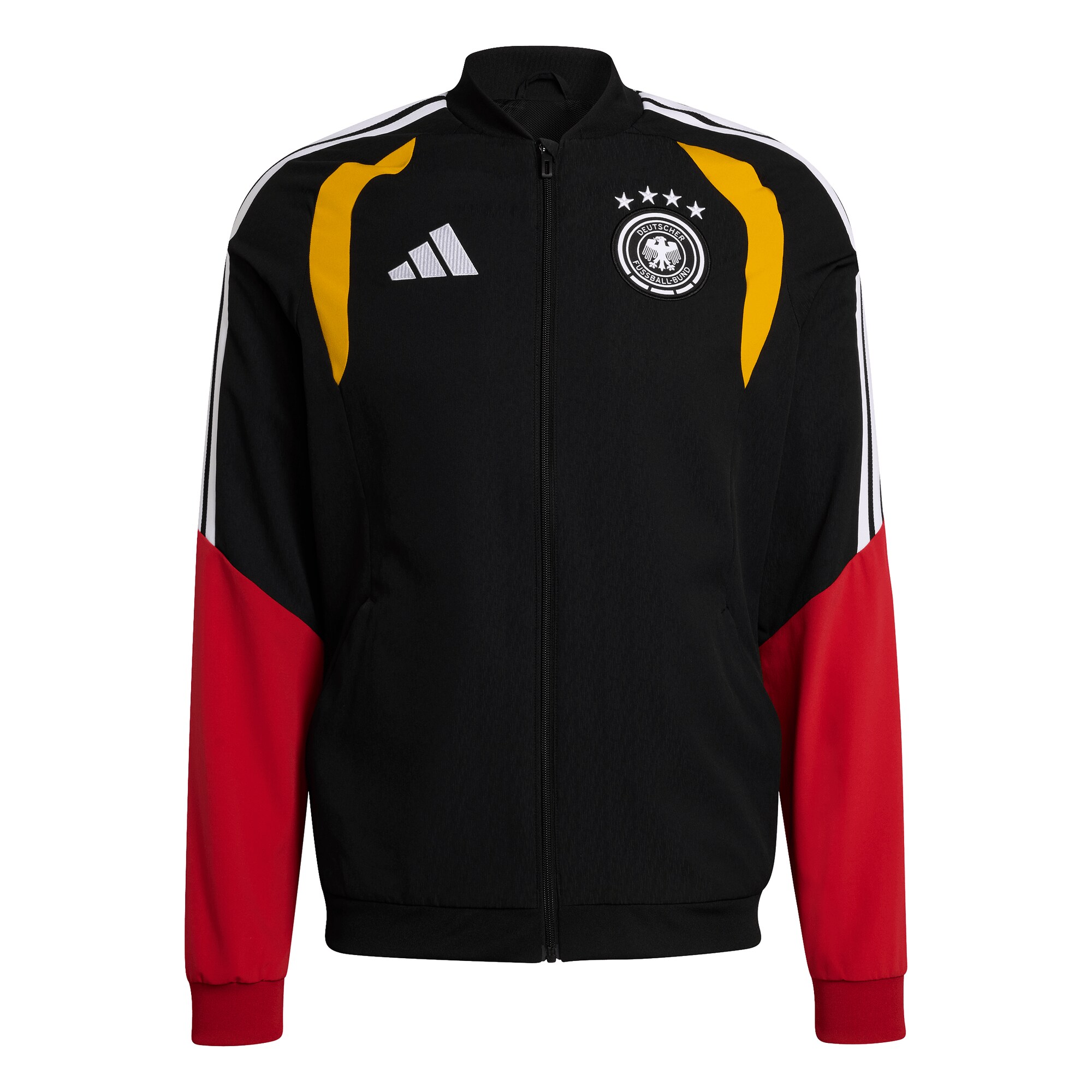 ADIDAS PERFORMANCE Geacă sport 'DFB PRE'  galben / roșu / negru / alb
