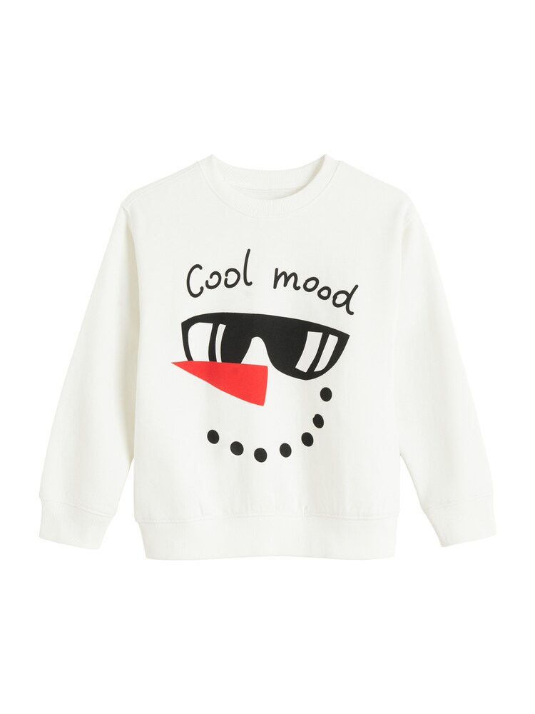 Cool Club Sweatjacke Jungen Größe 128 orange / schwarz / offwhite