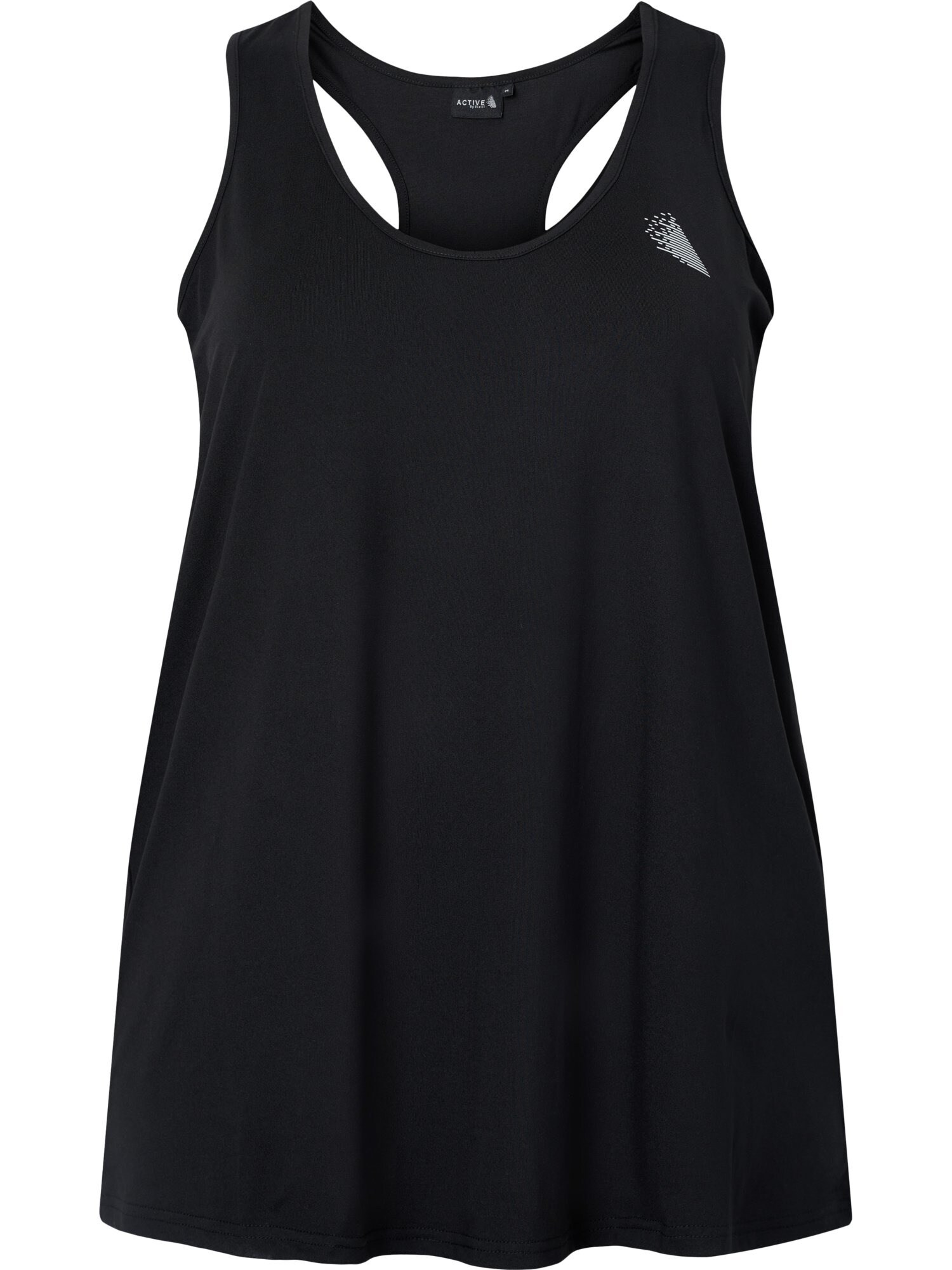 Active by Zizzi Sport top  világosszürke / fekete akciós termékkép 1