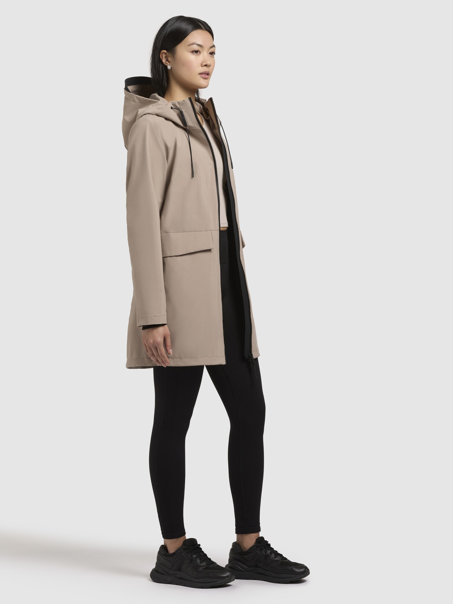 khujo Prechodná bunda 'YONI' béžová (obrázok 3)