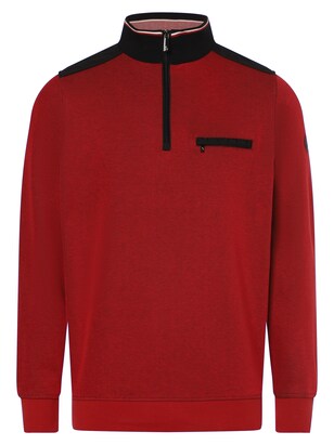 Andrew James Sailing Sweatshirt Bordeaux / Zwart