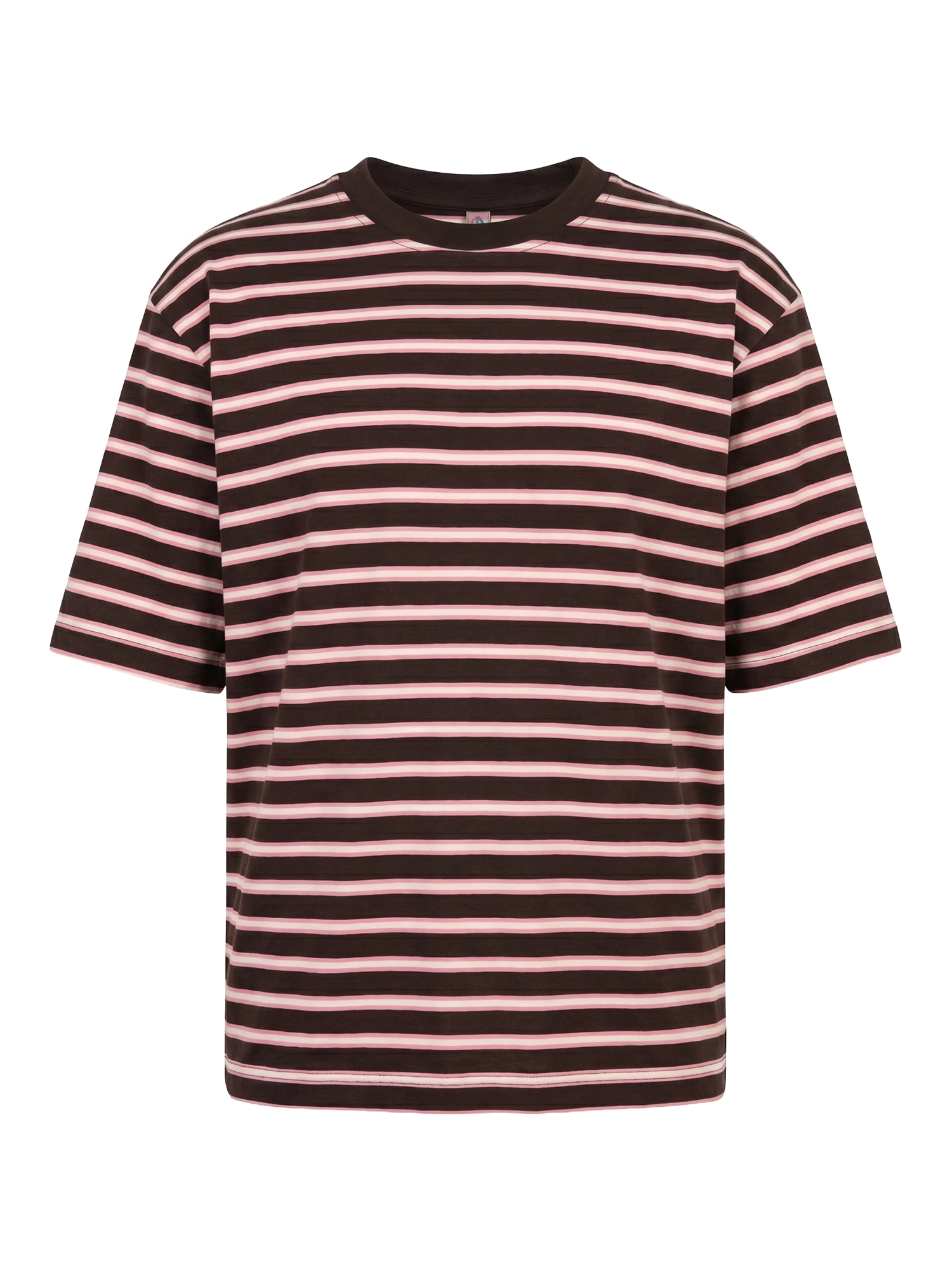 studioselect Tricou Pace ciocolatiu / roz / alb