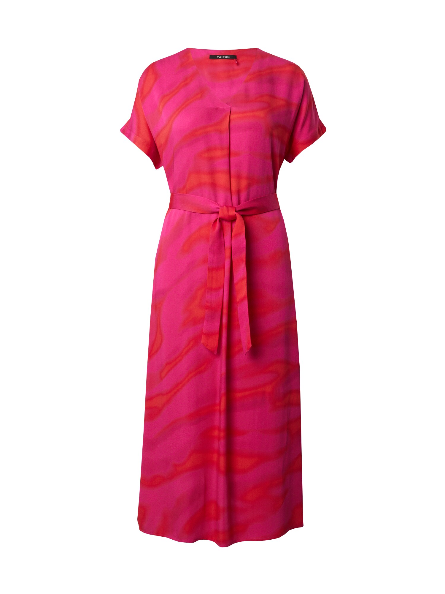 TAIFUN Šaty  neónovo ružová / červená