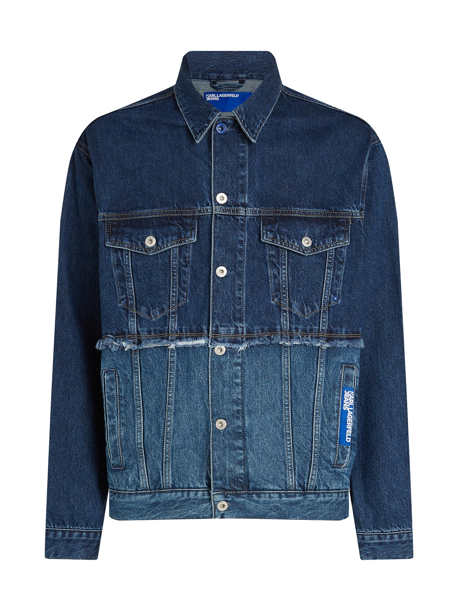 KARL LAGERFELD JEANS Átmeneti dzseki  kék farmer / sötétkék akciós termékkép 1