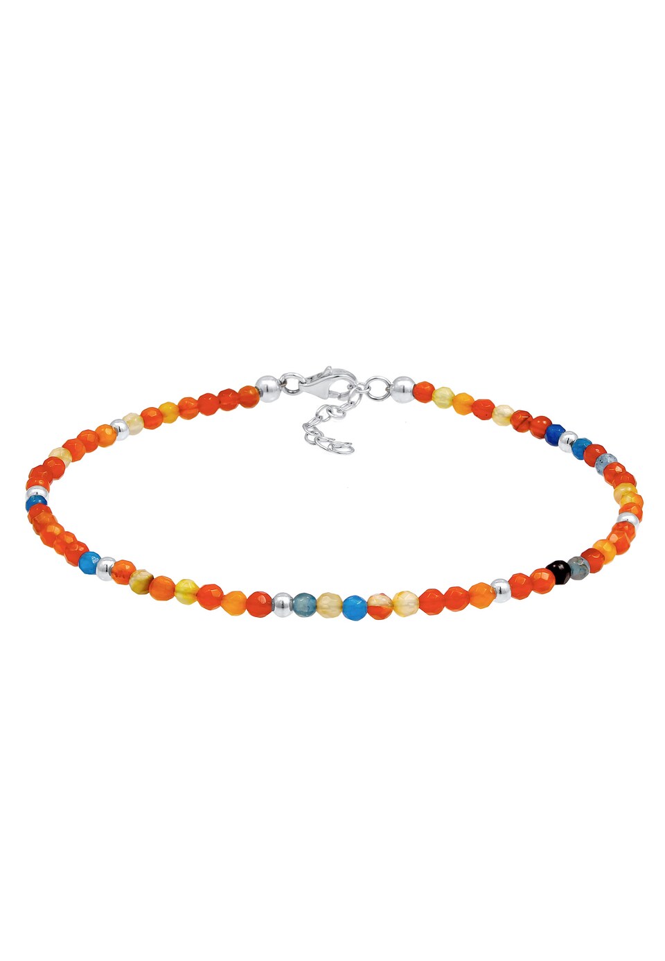 Fotsmycke aqua / mandarin