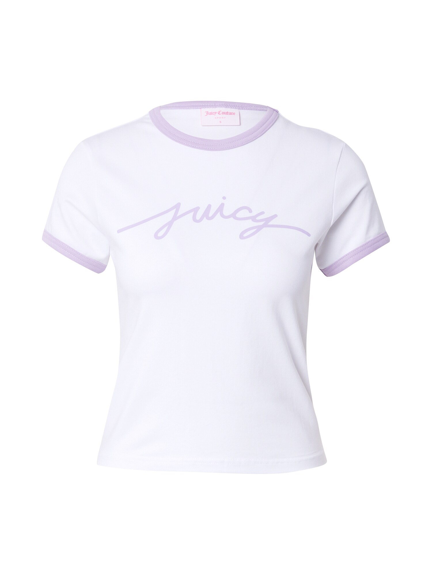 Juicy Couture Tricou  mov lavandă / alb