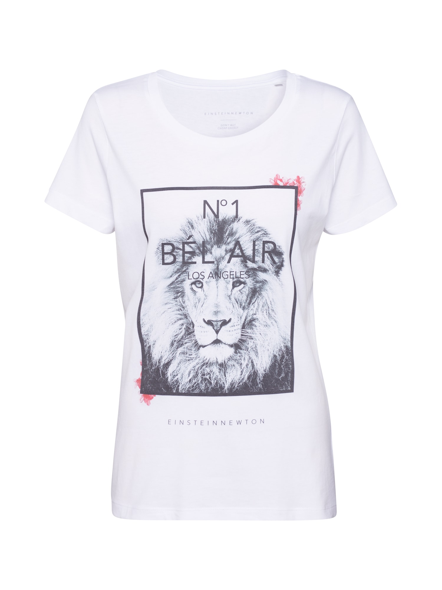 EINSTEIN & NEWTON Póló 'Bel Air T-Shirt'  fekete / fehér akciós termékkép 1