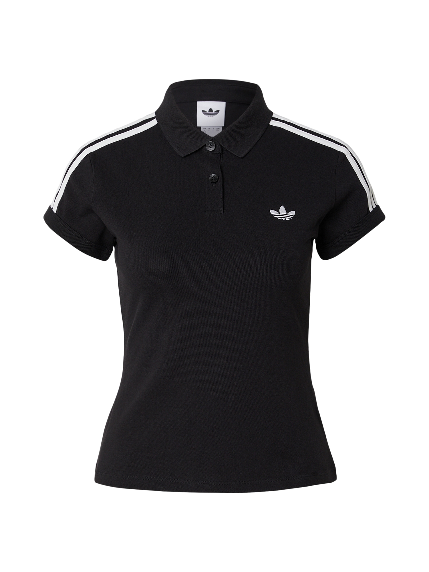 ADIDAS ORIGINALS Tricou  negru / alb