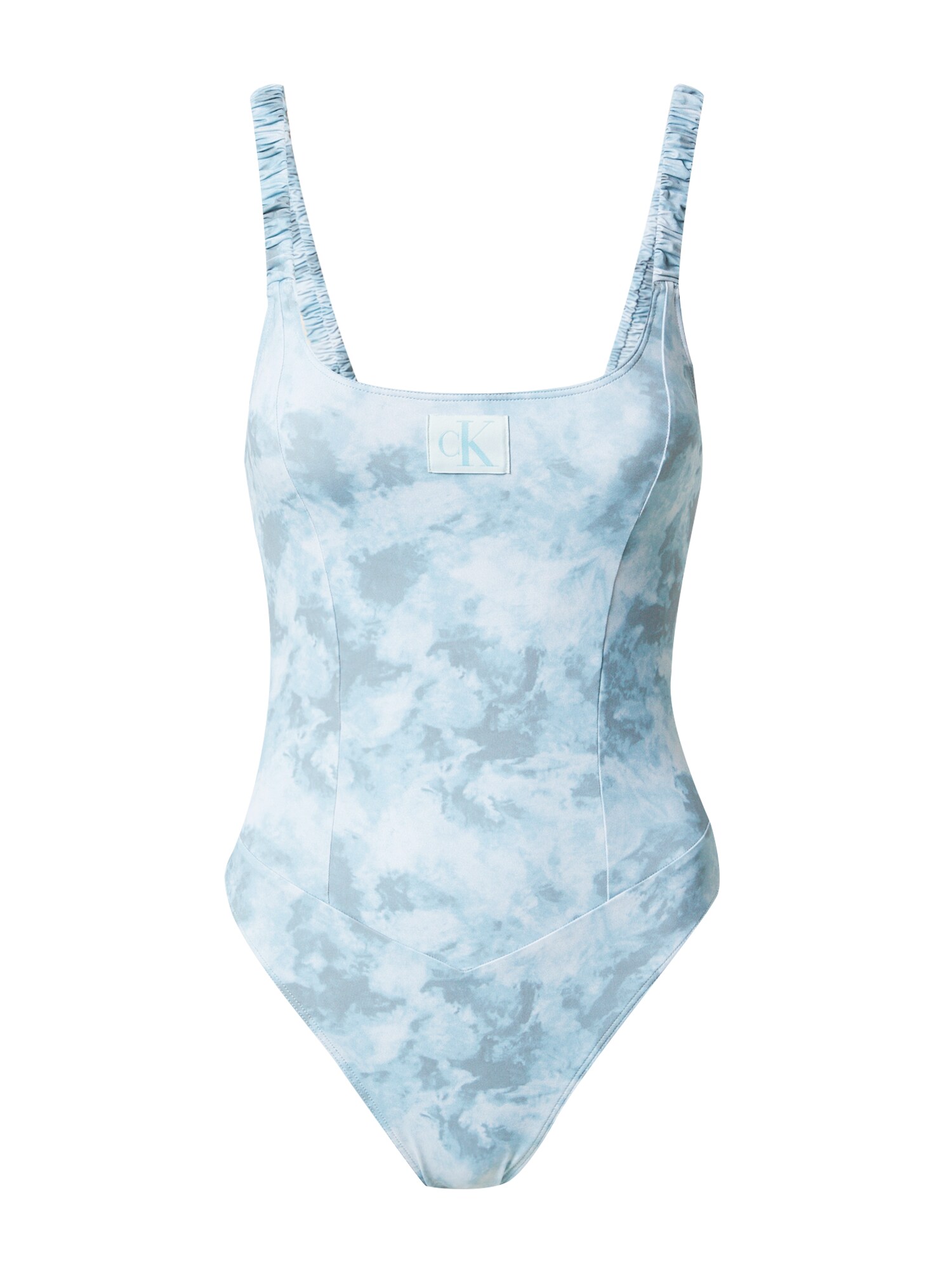 Calvin Klein Swimwear Jednodielne plavky  opálová / modrosivá / svetlomodrá