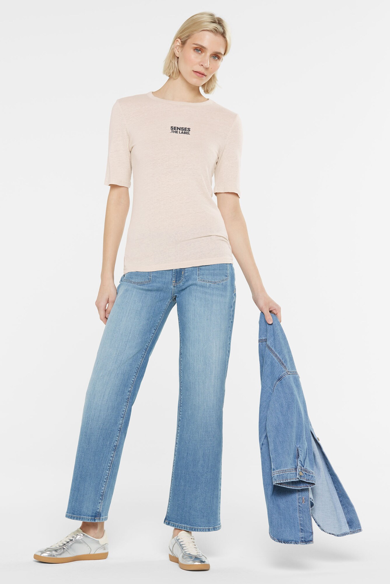 Thumbnail - SENSES.THE LABEL T-Shirt TU:ULA aus Leinen-Mix