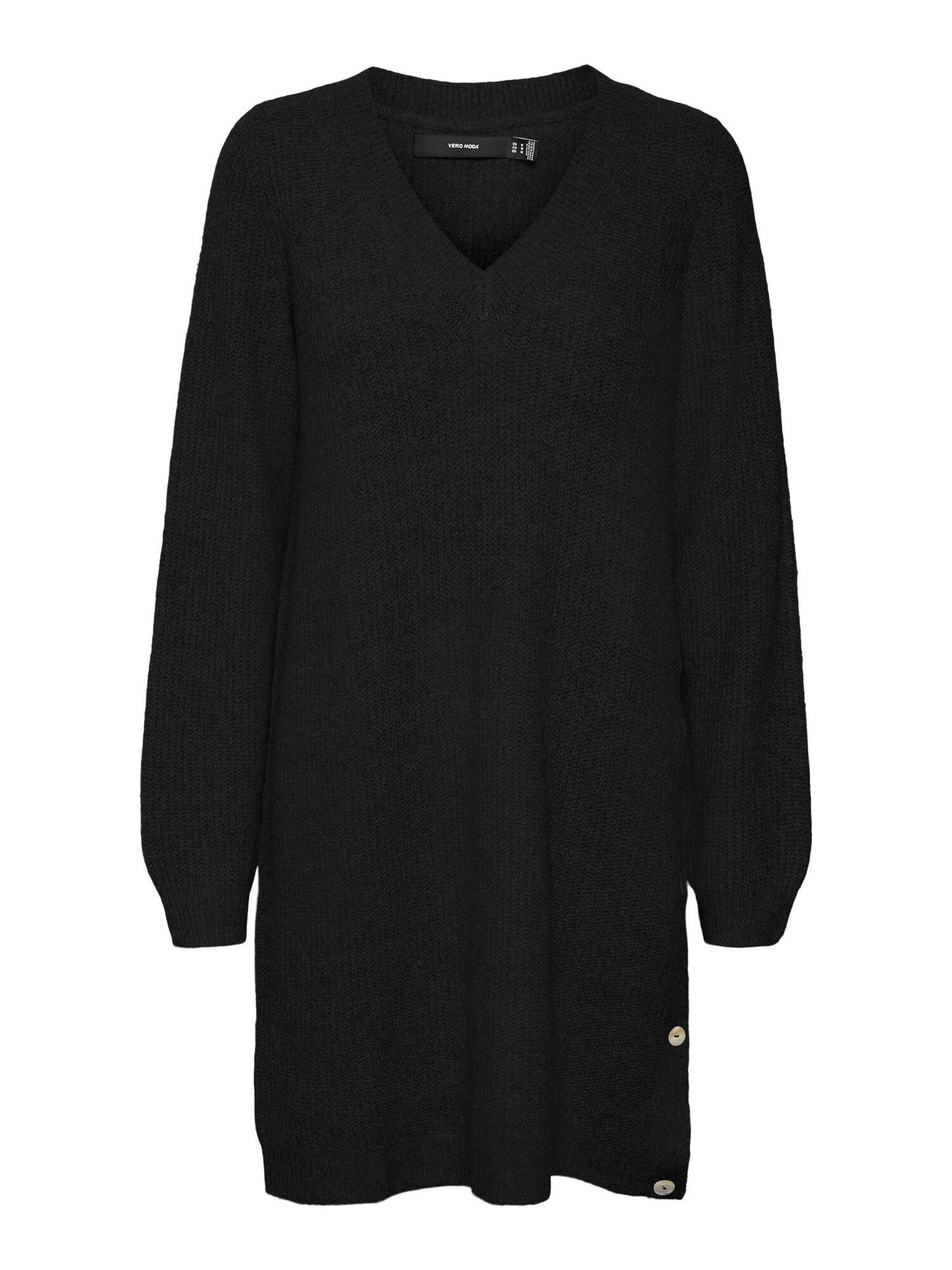 VERO MODA Kötött ruhák 'Tini'  fekete akciós termékkép 1