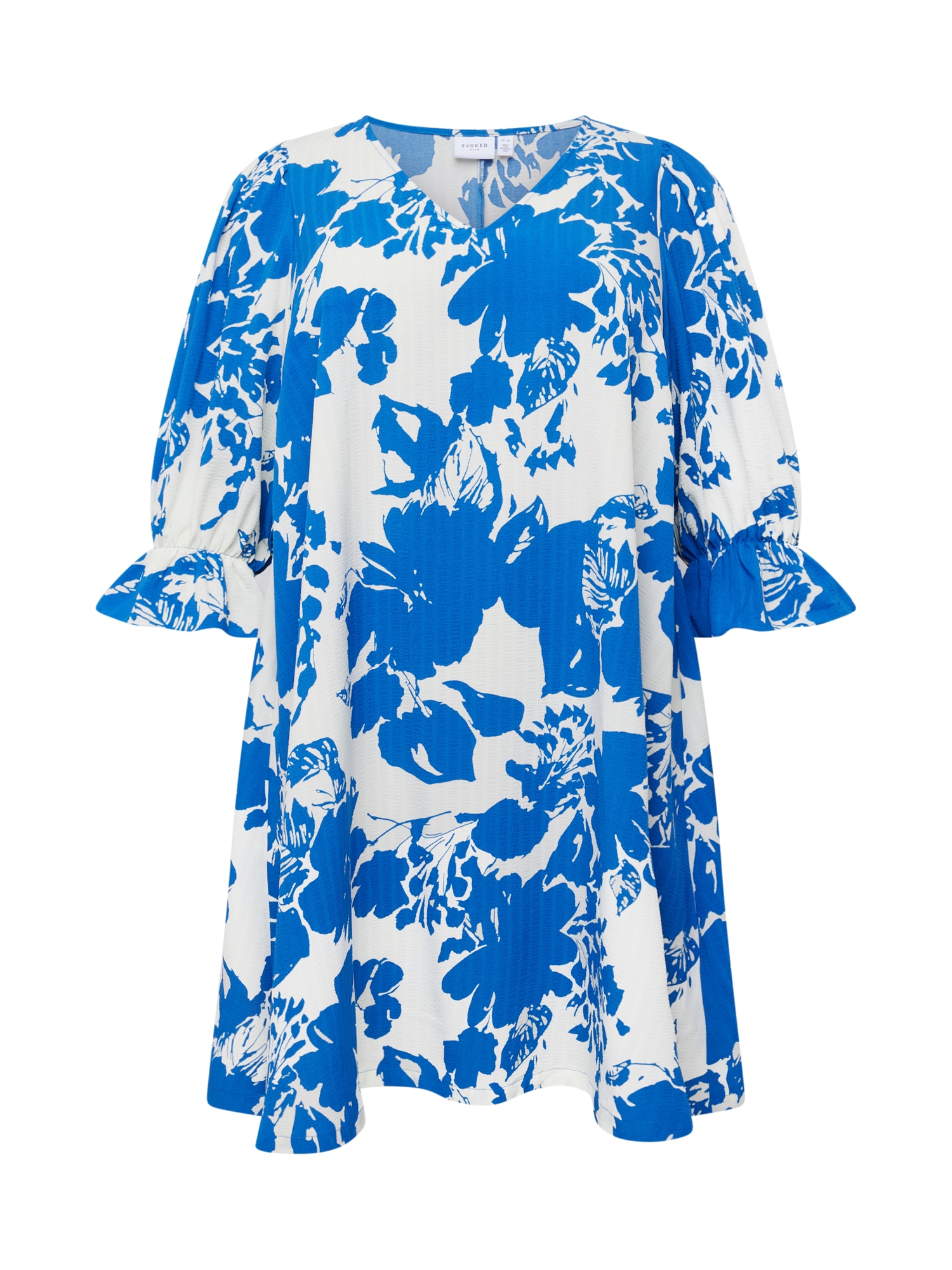 EVOKED Šaty 'SADA'  kráľovská modrá / biela
