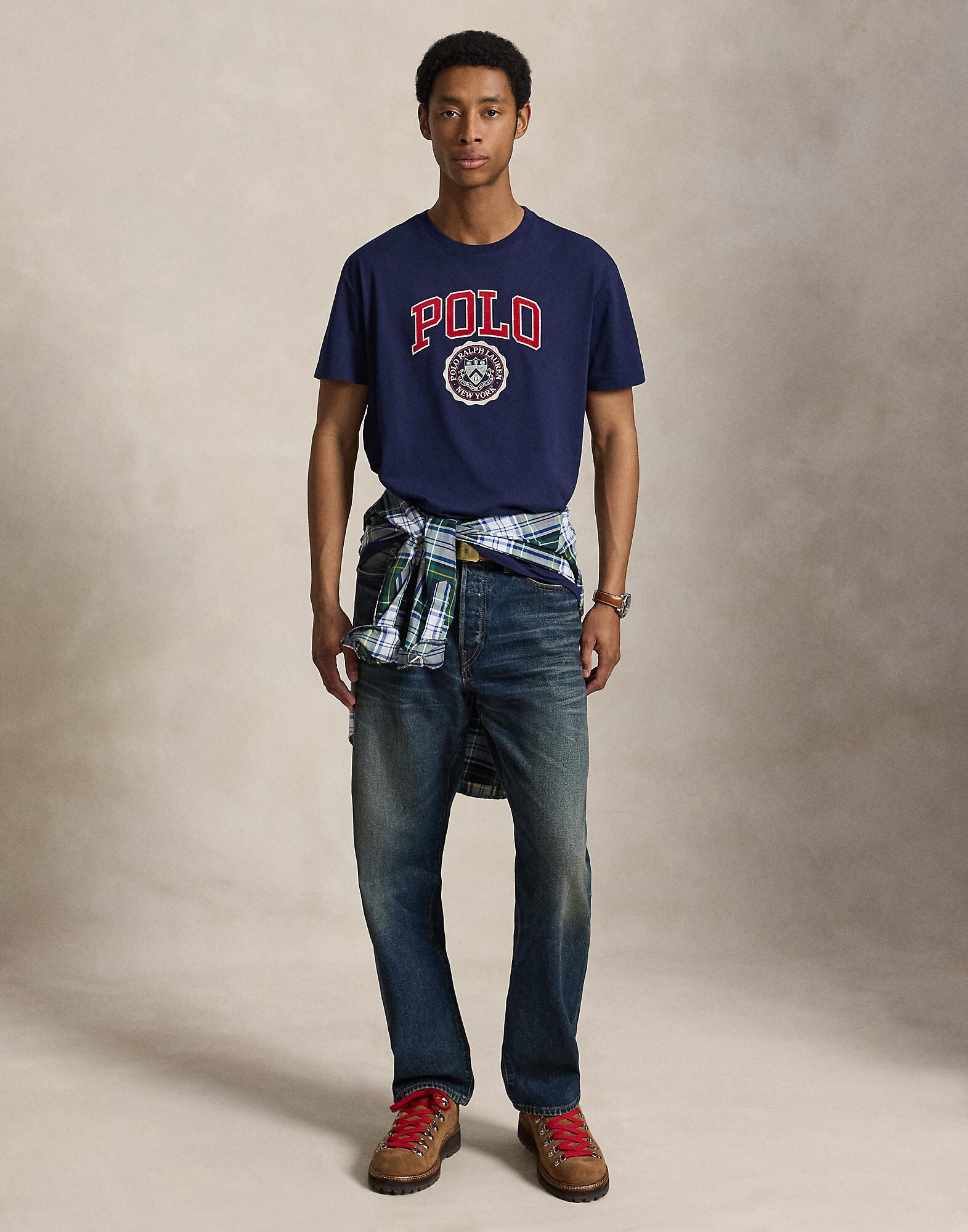 Polo Ralph Lauren Camiseta  navy / rojo cereza / blanco – imagen 4