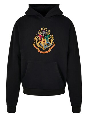 F4NT4STIC Sweatshirt ‘Harry Potter Hogwarts Crest Gold’ Groen / Oranje / Rood / Zwart