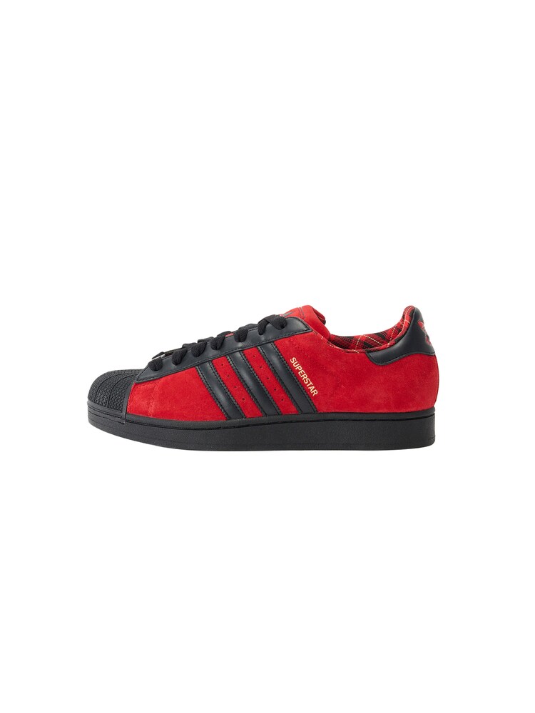 ADIDAS ORIGINALS Sneaker 'Superstar II' Herren Größe 40 feuerrot / schwarz