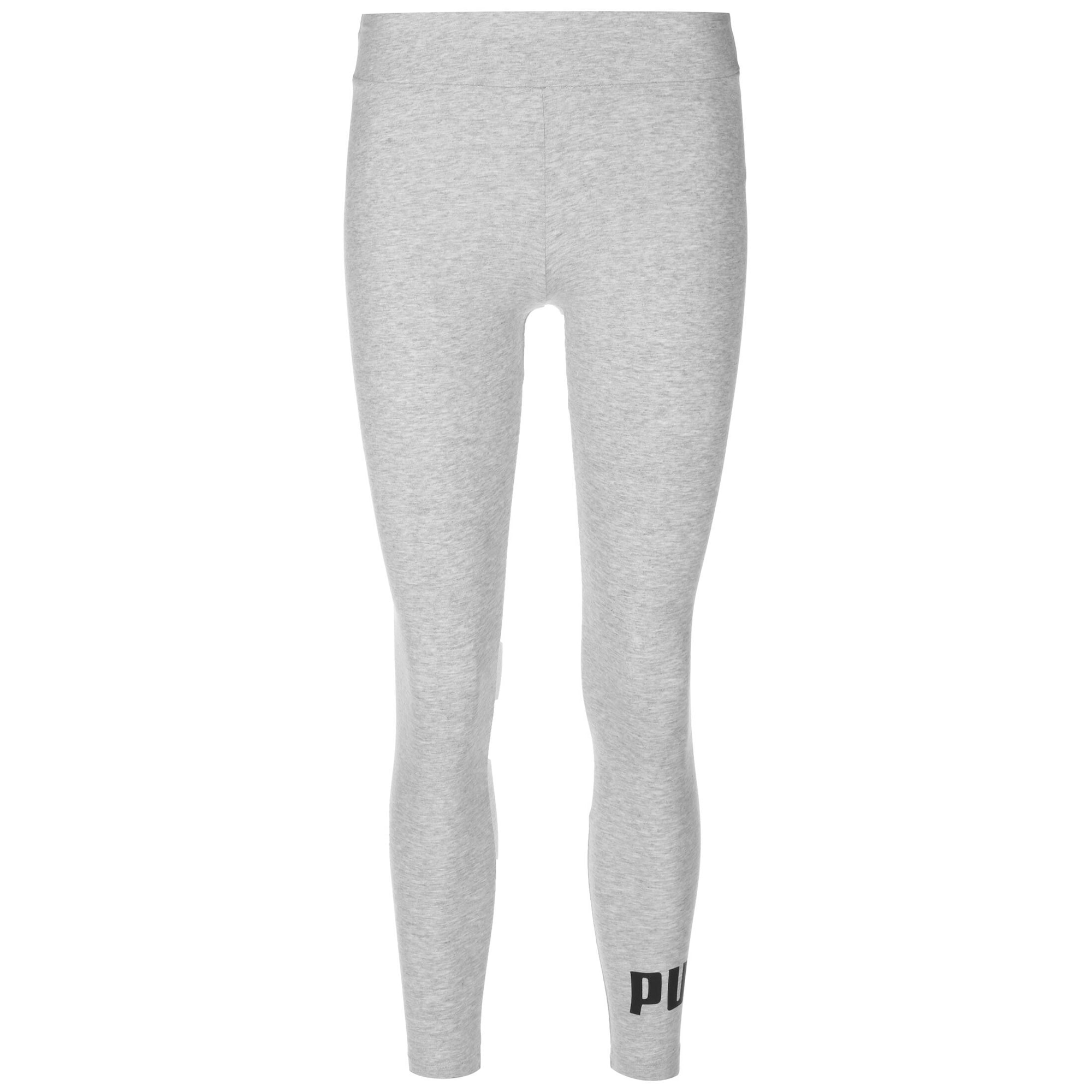 PUMA Спортен панталон 'Essential'  сив меланж / черно