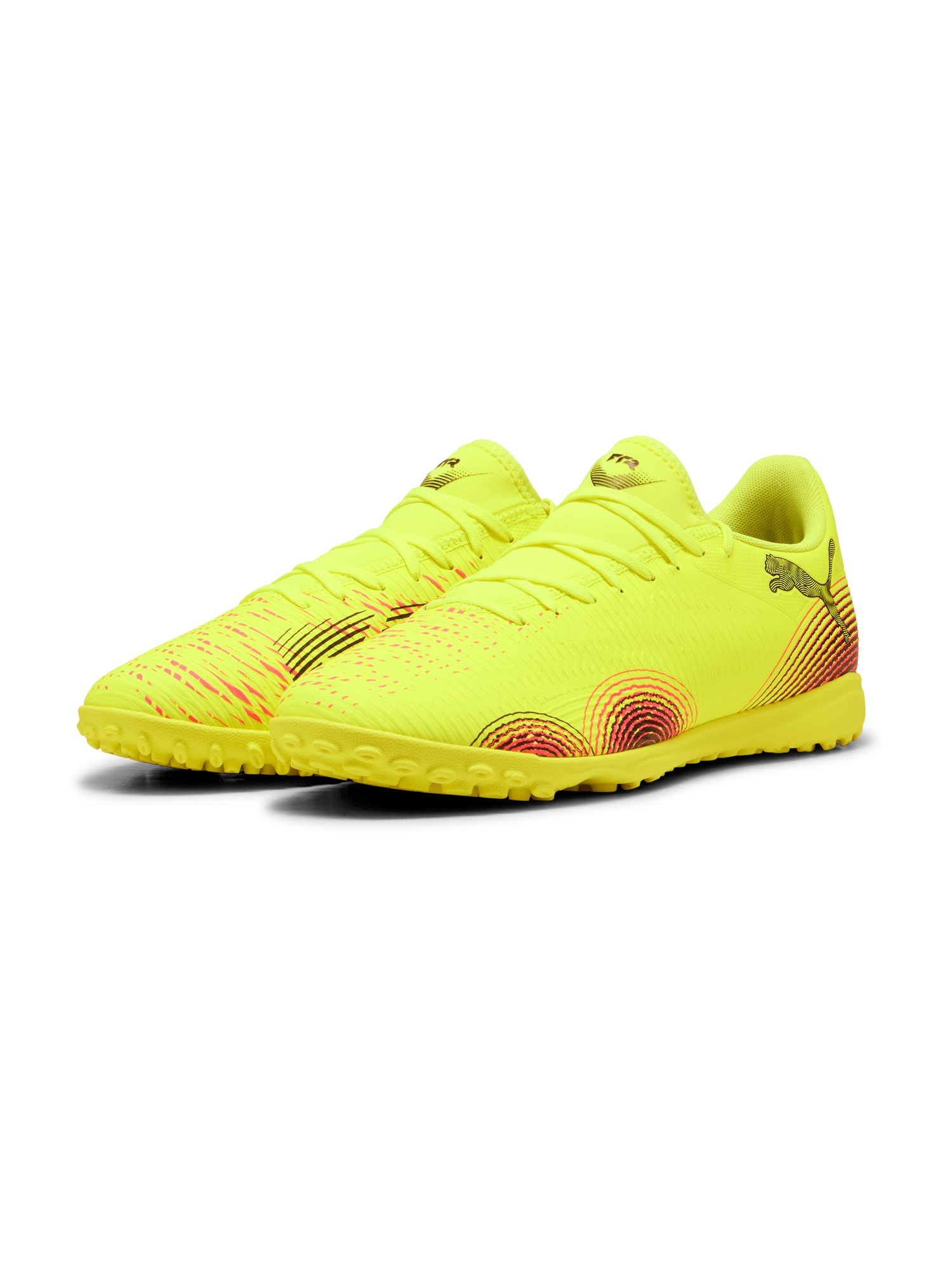 PUMA Futballcipők 'Future 8 Play'  sárga / narancs / fekete termék 2. képe