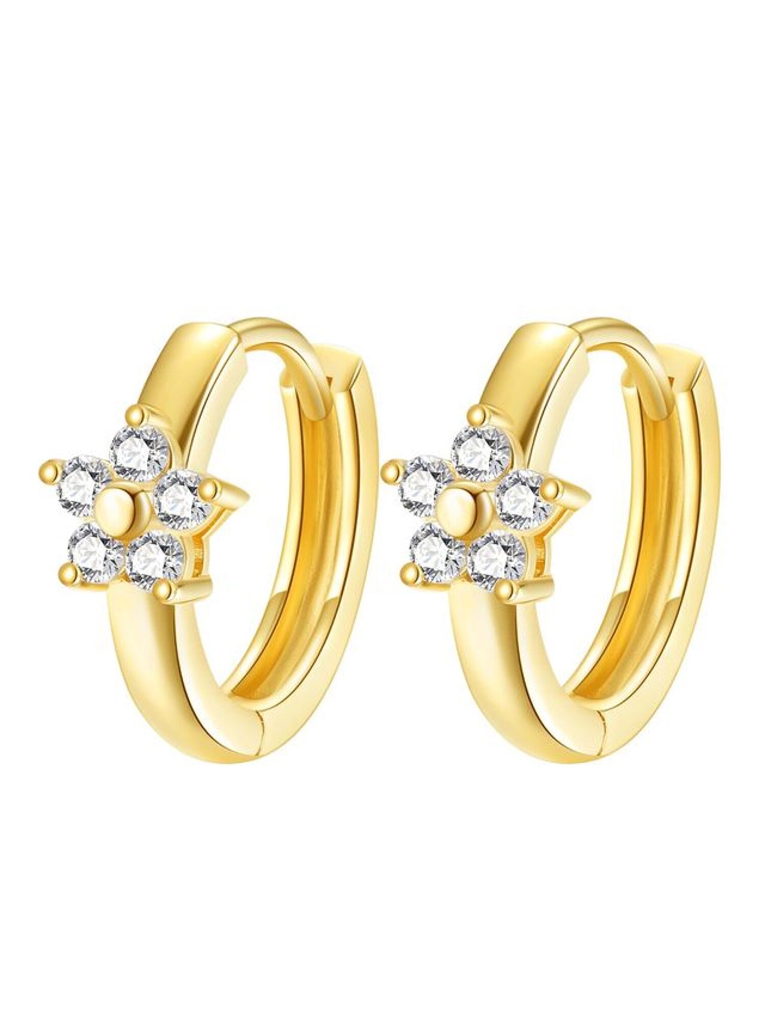 Dear Me Orecchini 'Bloom Huggie'  oro