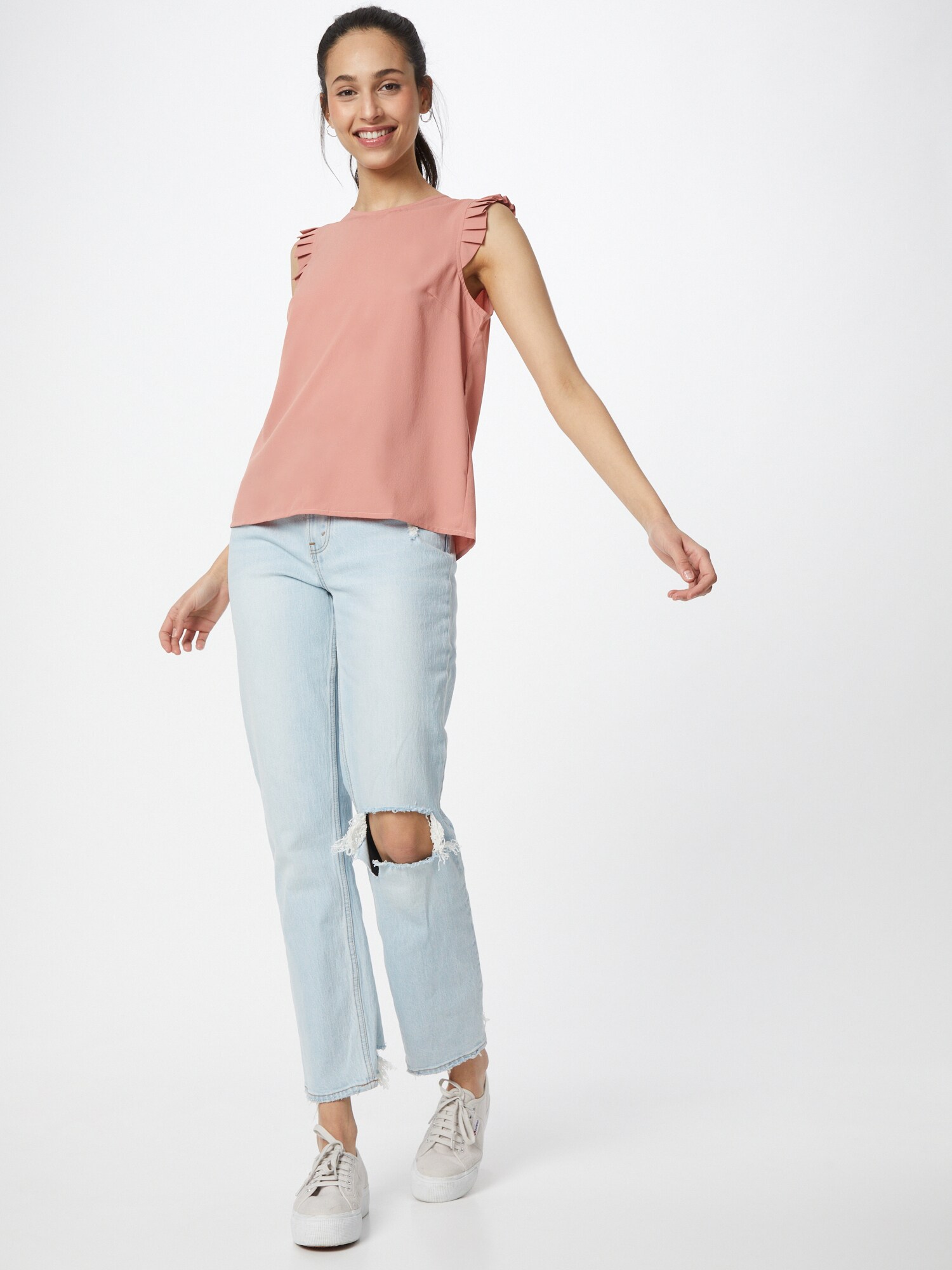 VERO MODA Blúzka 'Olivia' ružová (obrázok 4)