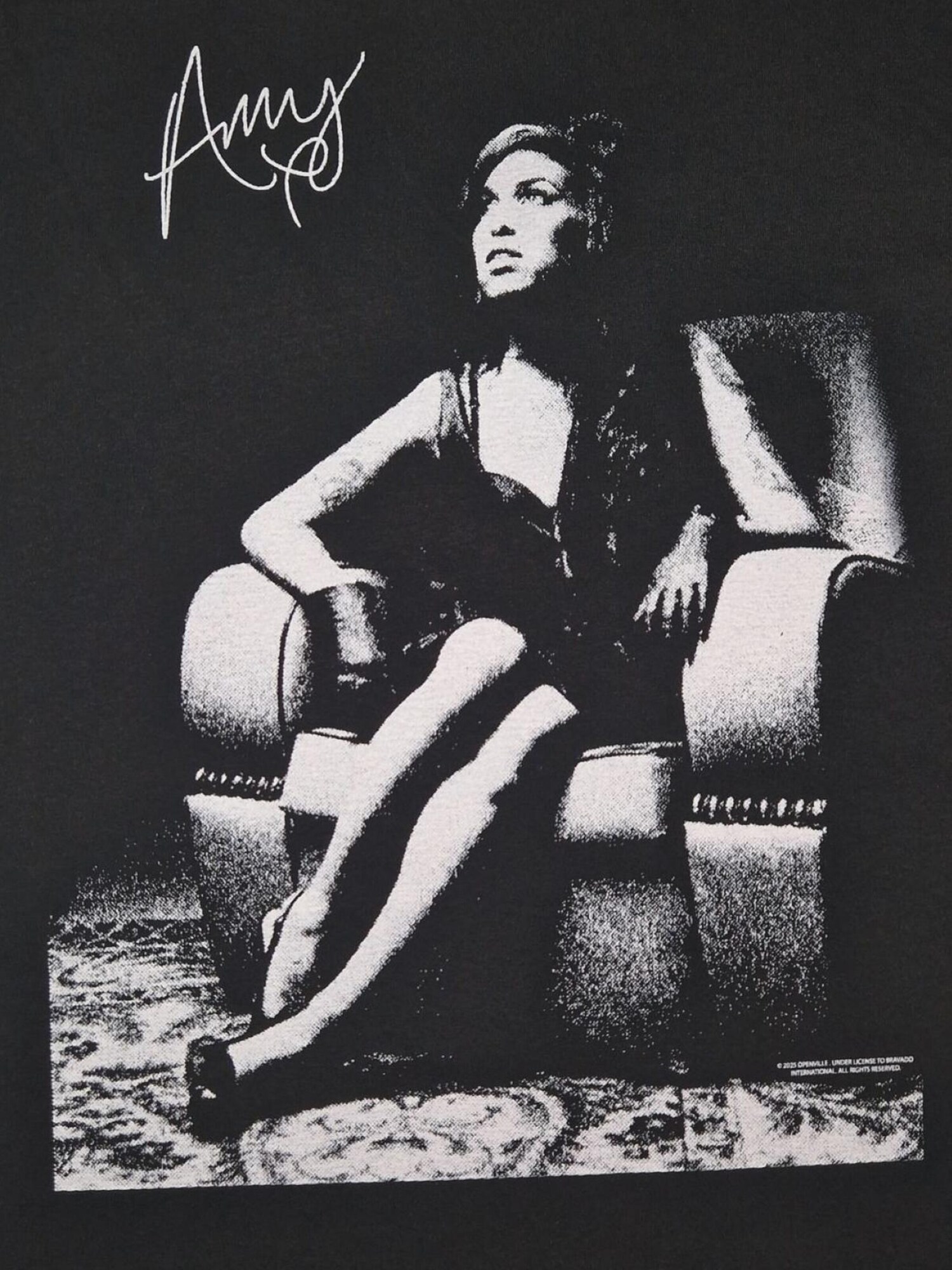 Amy Winehouse Camiseta 'Amy Winehouse Bawchair T-Shirt'  negro – imagen 4
