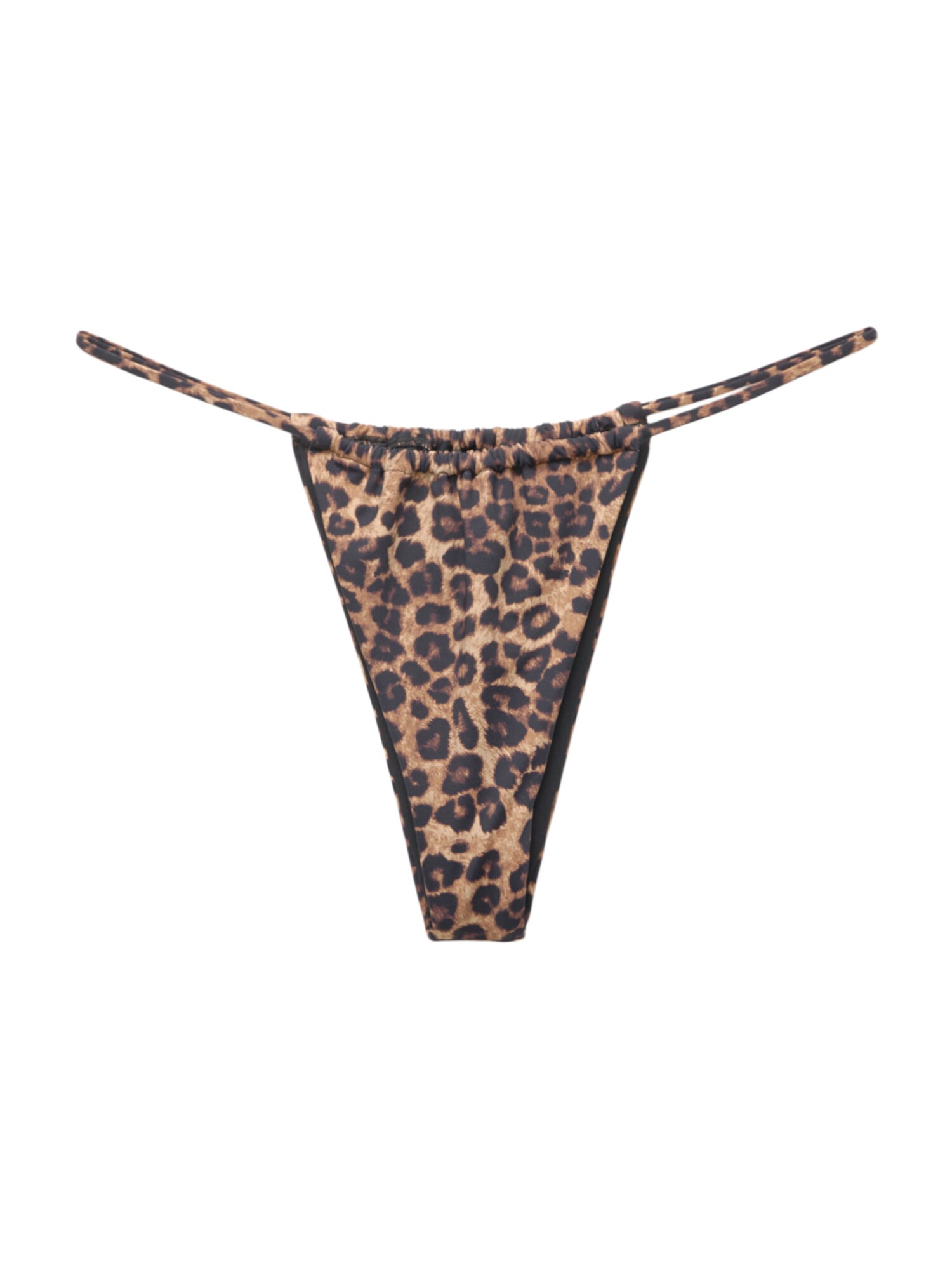 Pull&Bear Bikini nadrágok  bézs / fekete akciós termékkép 1