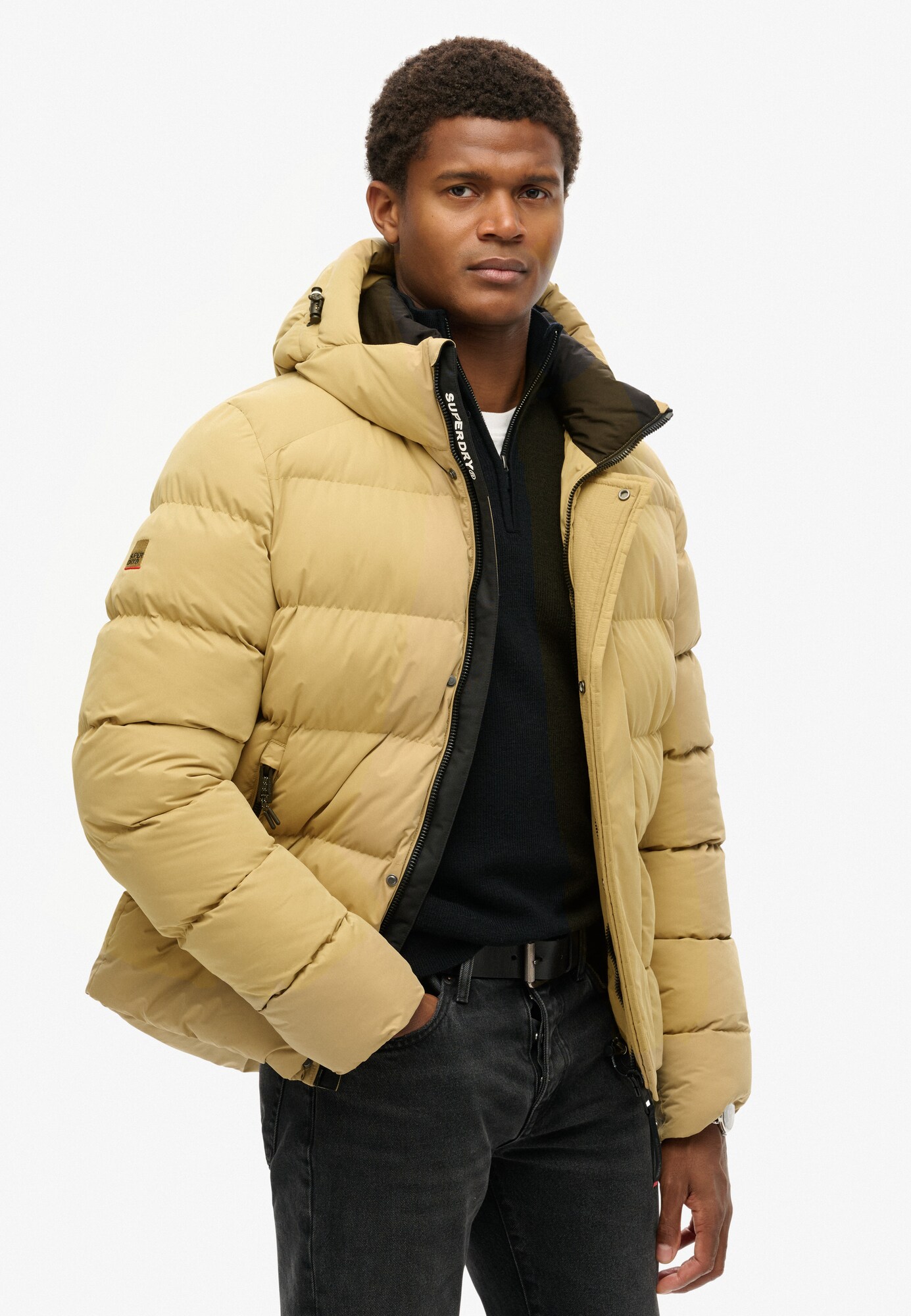 Superdry & Co Zimná bunda žltá (obrázok 6)