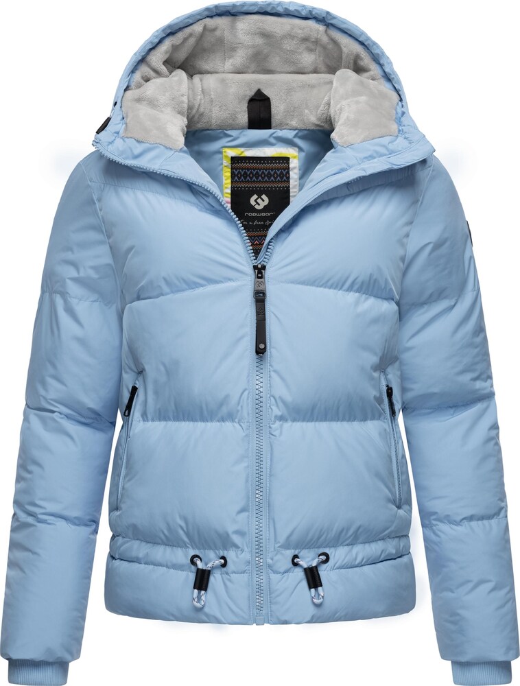 Ragwear Winterjacke 'Briony' Damen Größe XXL blau / hellblau / hellgrau