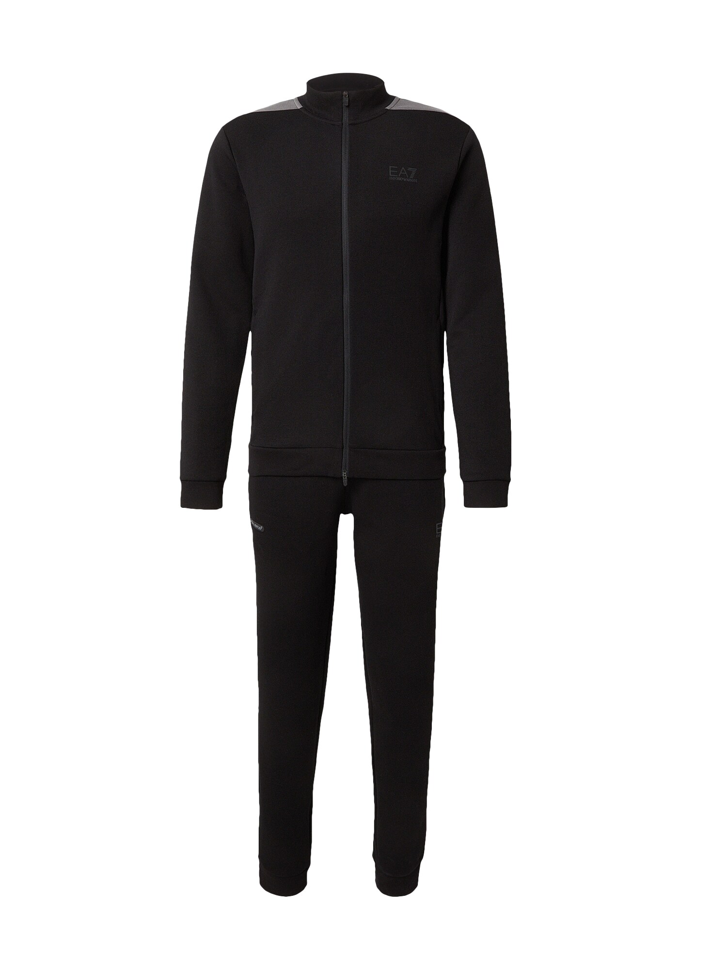 EA7 Emporio Armani Costum de trening  gri deschis / negru