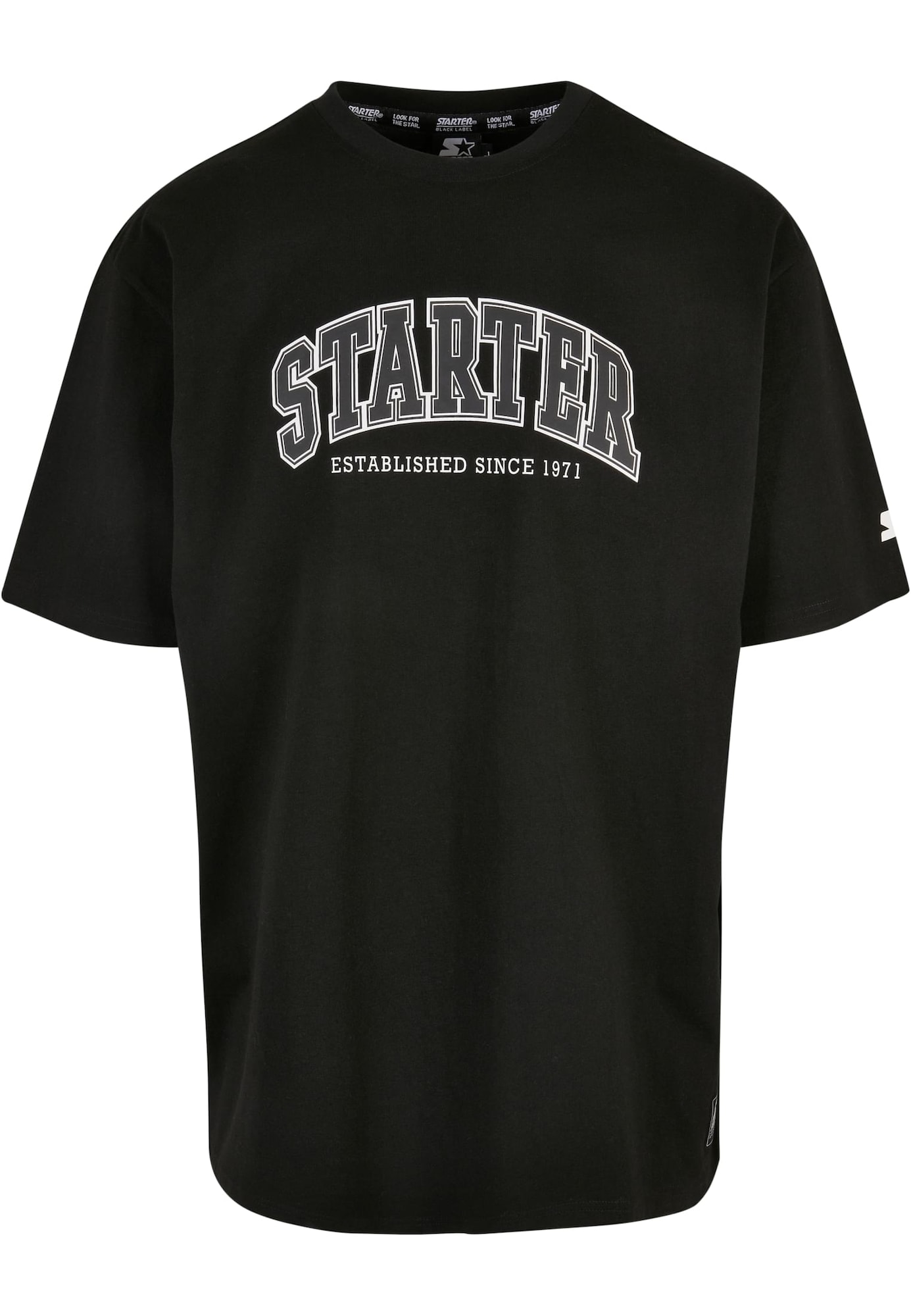 Starter Black Label Тениска  тъмносиво / черно / бяло