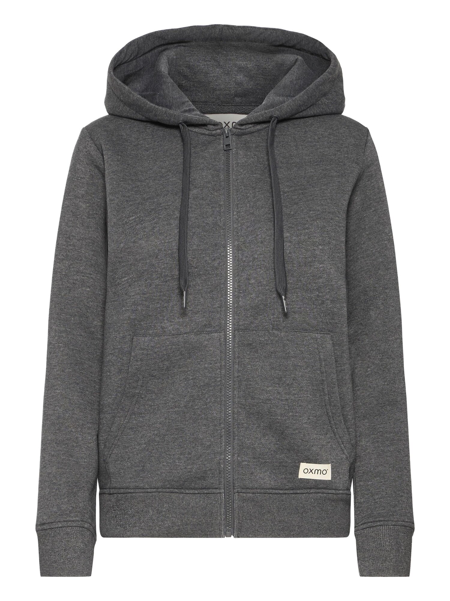 Oxmo Sudadera con cremallera ' OXKAREN ' gris oscuro