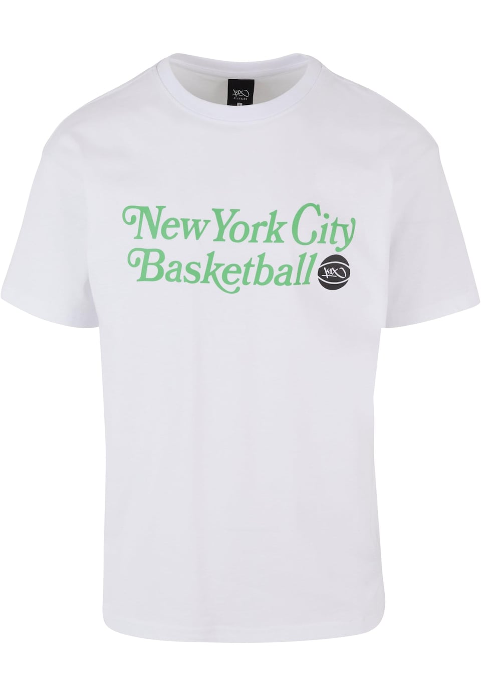 T-shirt 'NYC BB' ljusgrön / svart