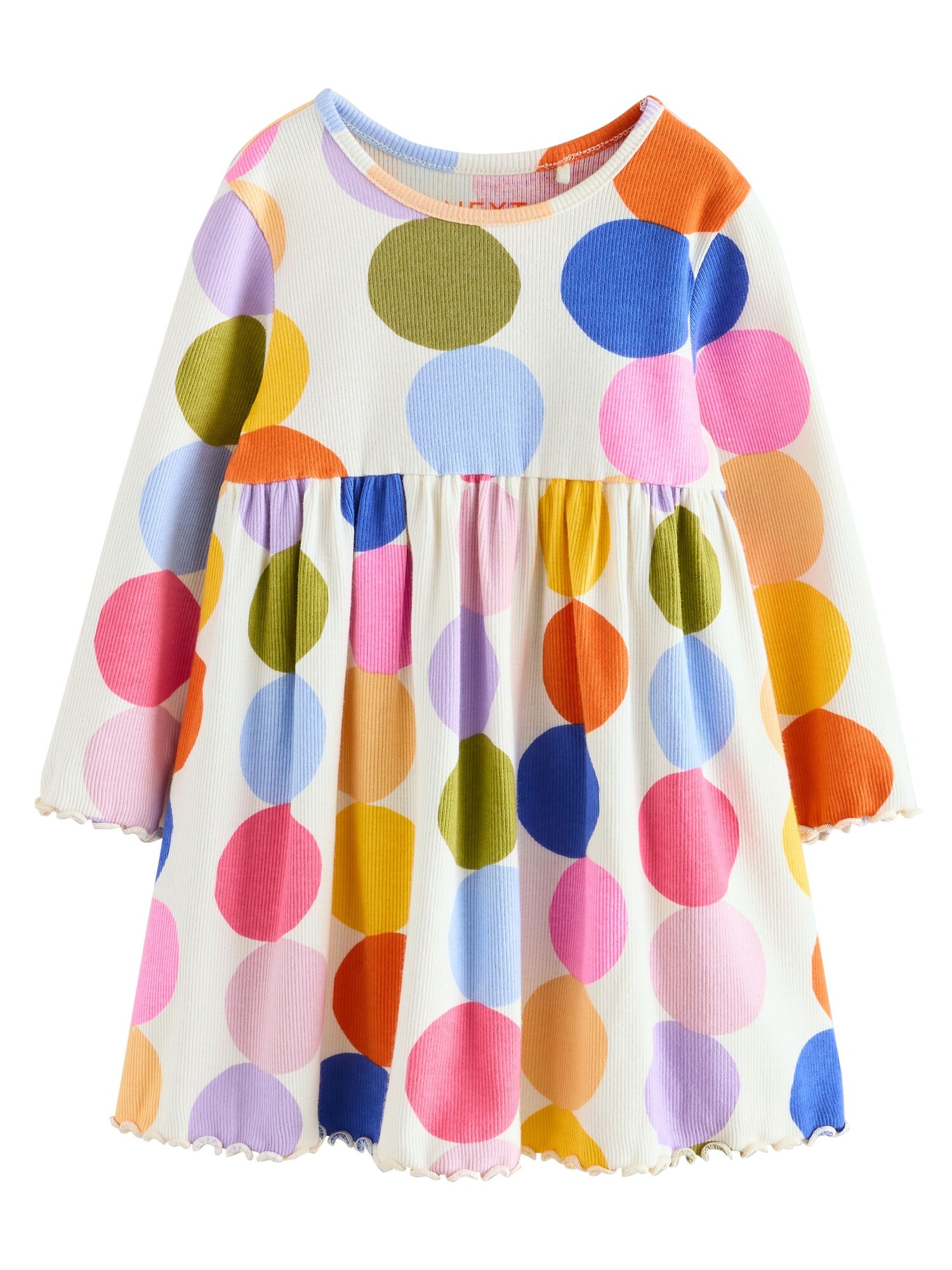 Next Rochie  albastru deschis / kaki / roz / alb