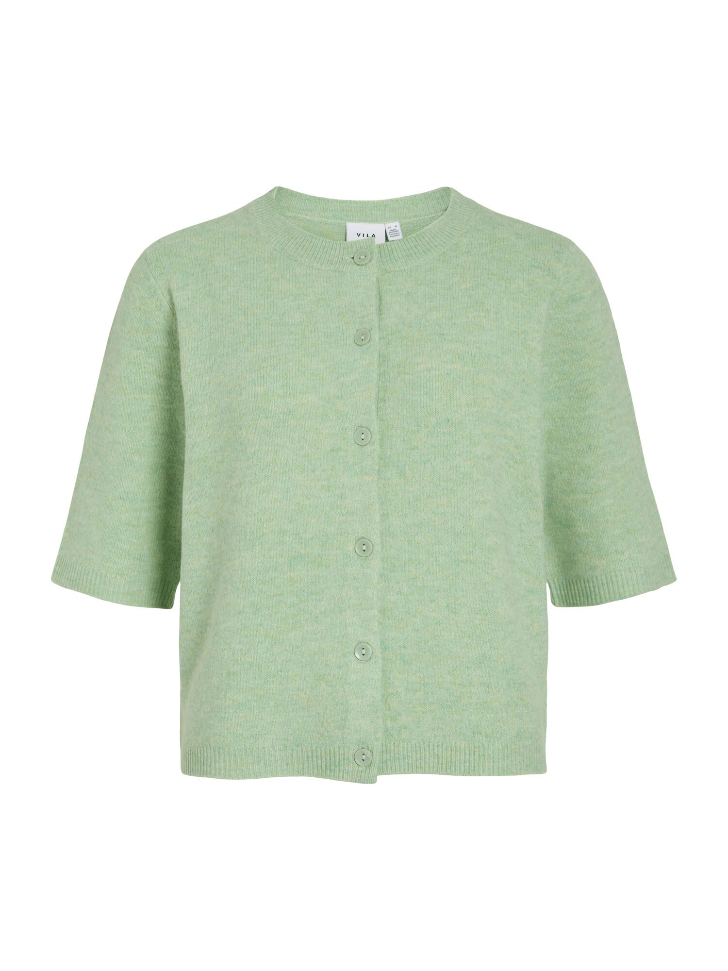 VILA Geacă tricotată VILiga  verde deschis