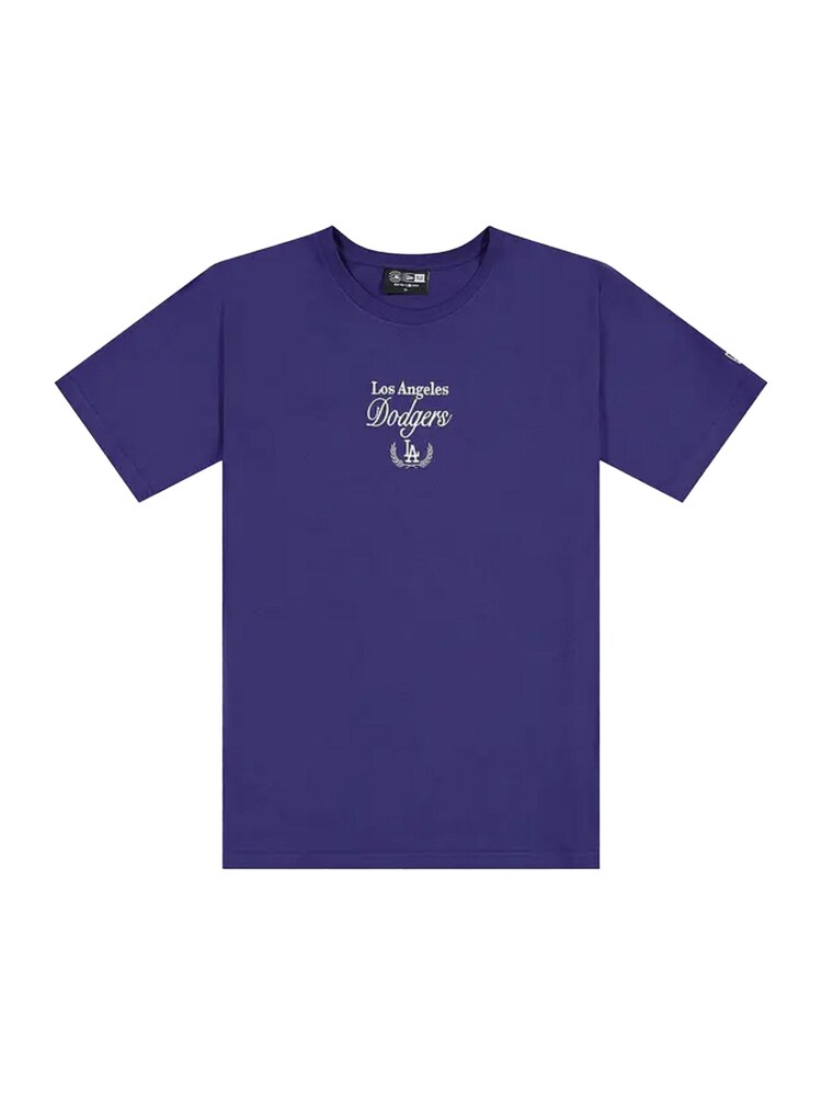 NEW ERA T-Shirt 'MLB Los Angeles Dodgers Book Club' Herren Größe L dunkelblau / weiß