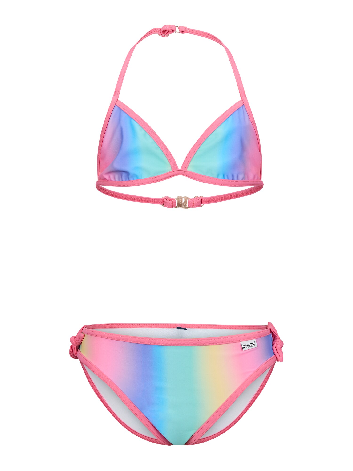 Retour Jeans Bikini 'Buena'  sötétkék / sárga / menta / világos-rózsaszín akciós termékkép 1