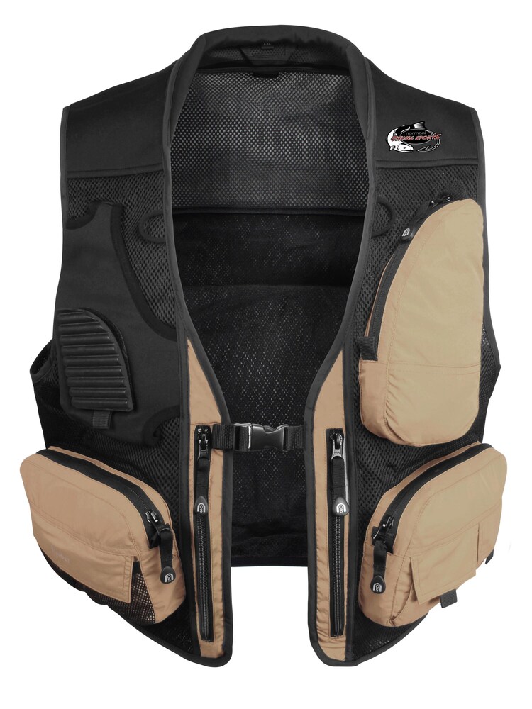 normani Sportweste 'Fisher' Herren Größe XXL khaki / schwarz