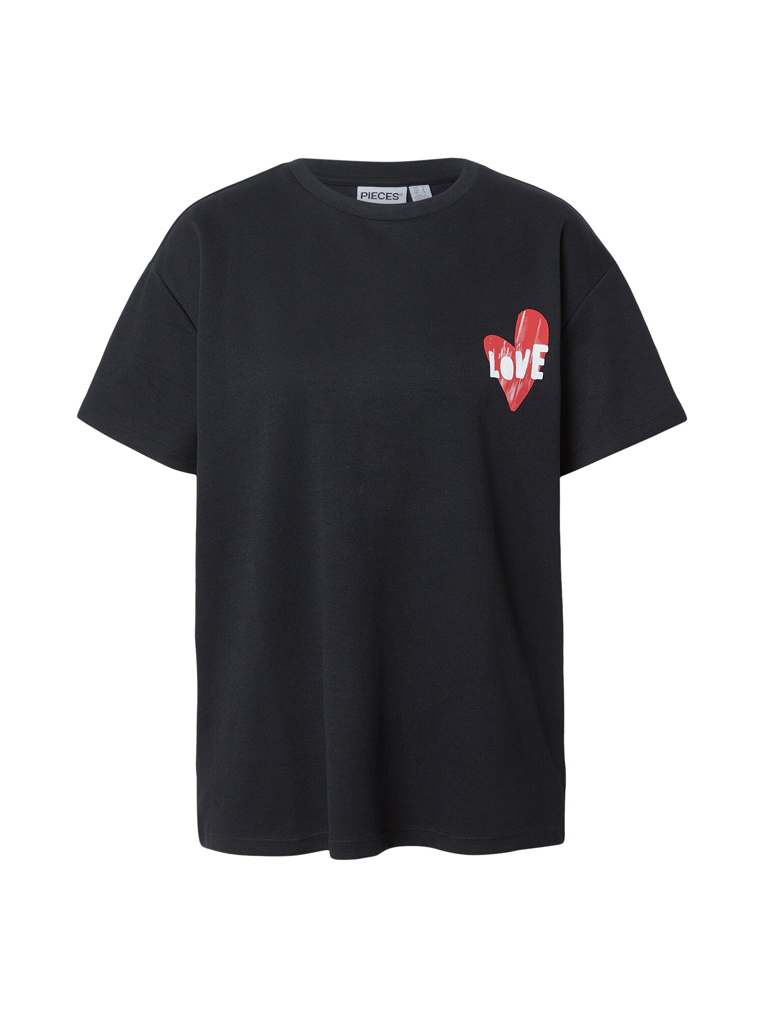 PIECES Tricou PCSKYLAR  roșu pastel / roșu deschis / negru / alb