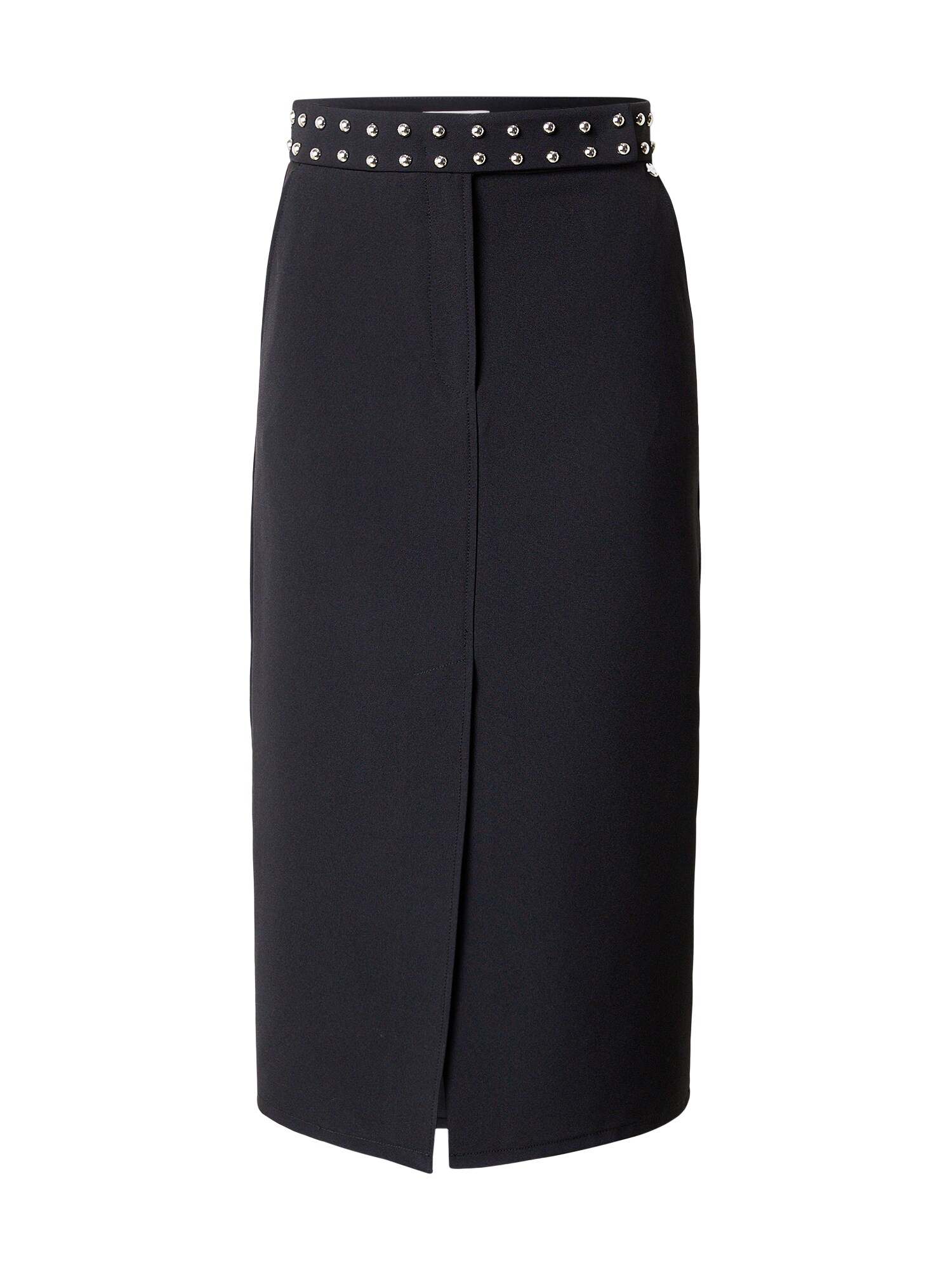 Liu Jo Fustă GONNA  negru / argintiu