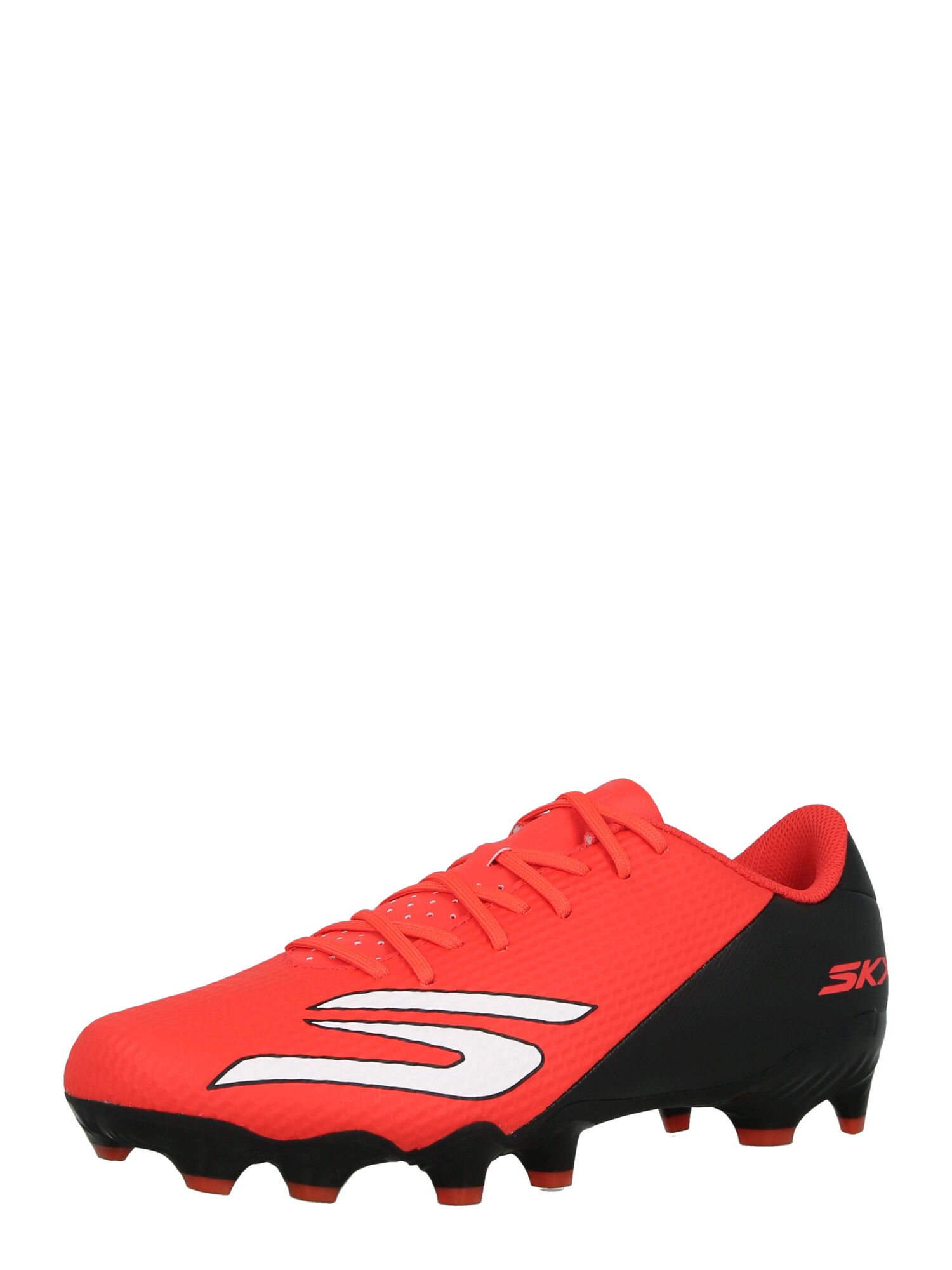 SKECHERS Ghete de fotbal  roșu / negru / alb