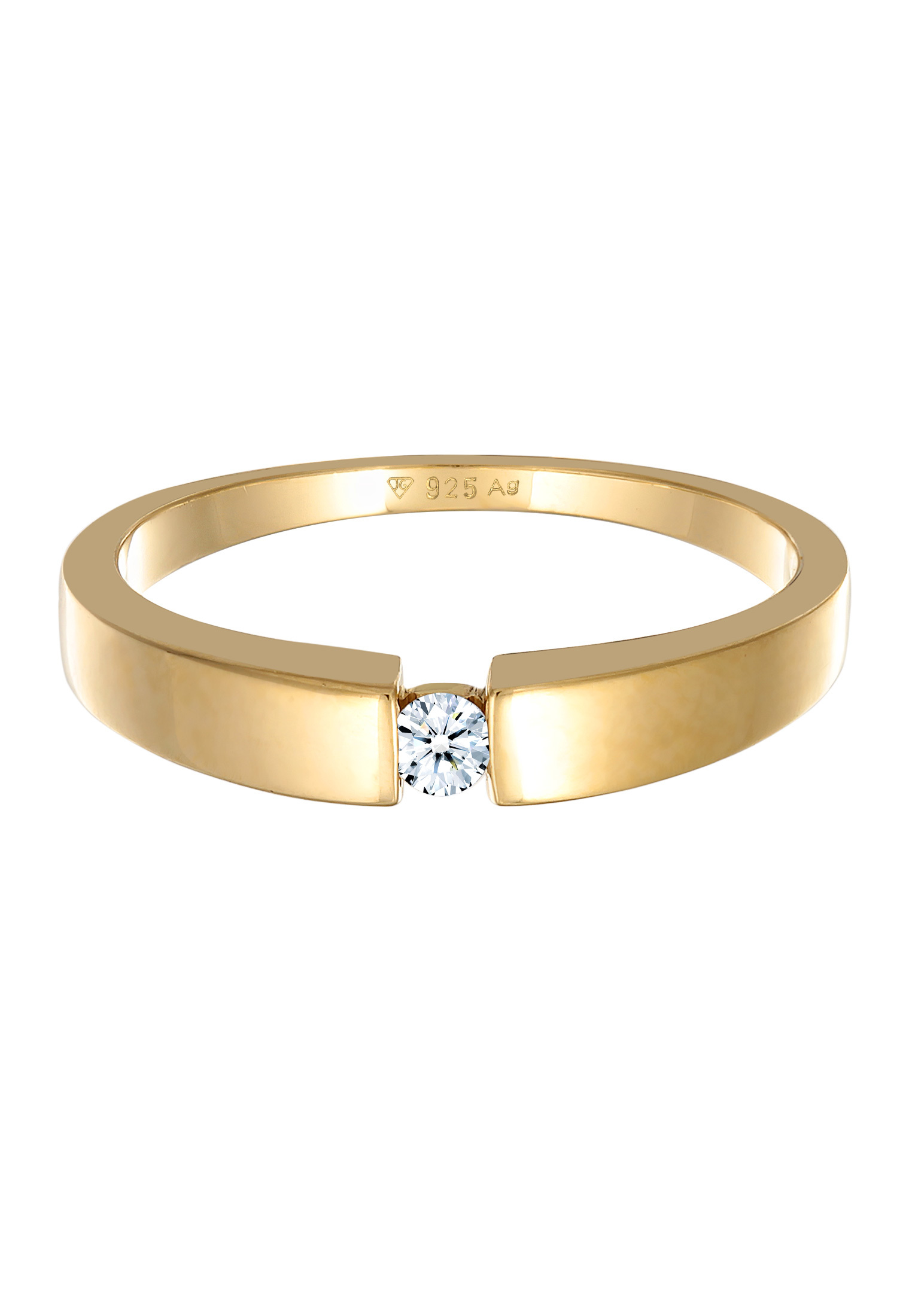 Elli Diamonds Ring Goud / Transparant