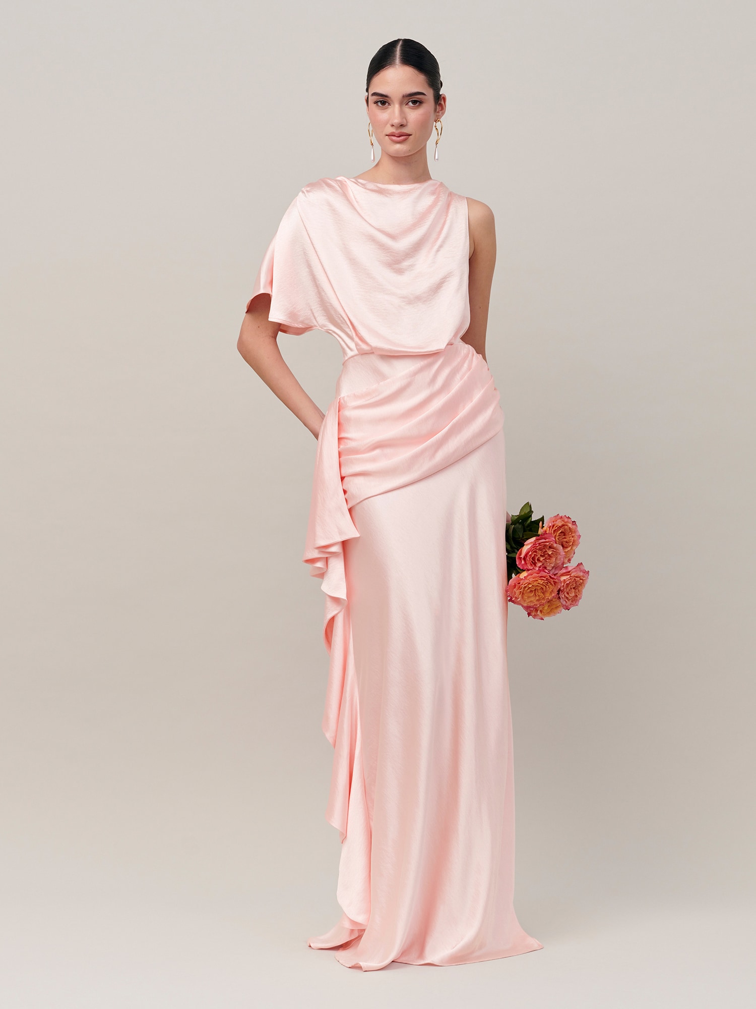 BWLDR Rochie de seară roz