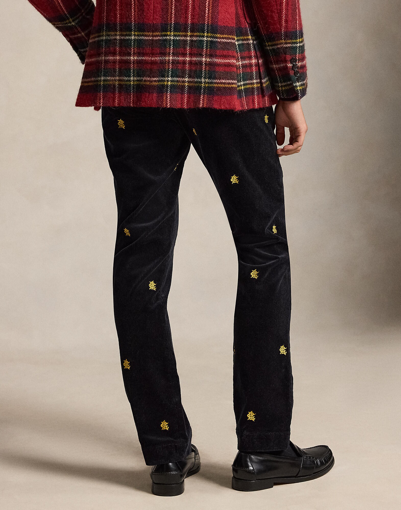 Polo Ralph Lauren Pantalón amarillo / negro – imagen 3