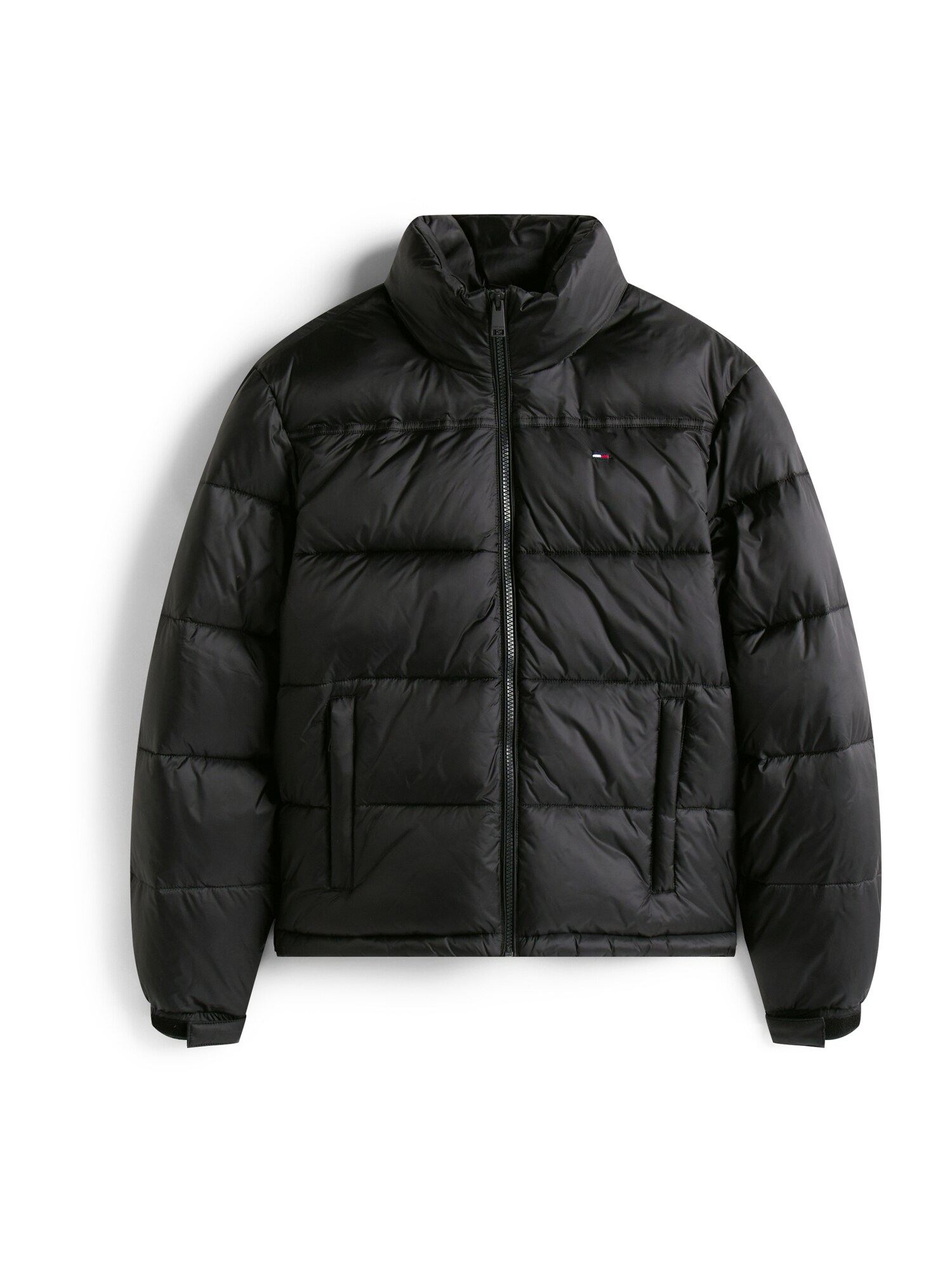 Tommy Jeans Geacă de primăvară-toamnă Ess  negru