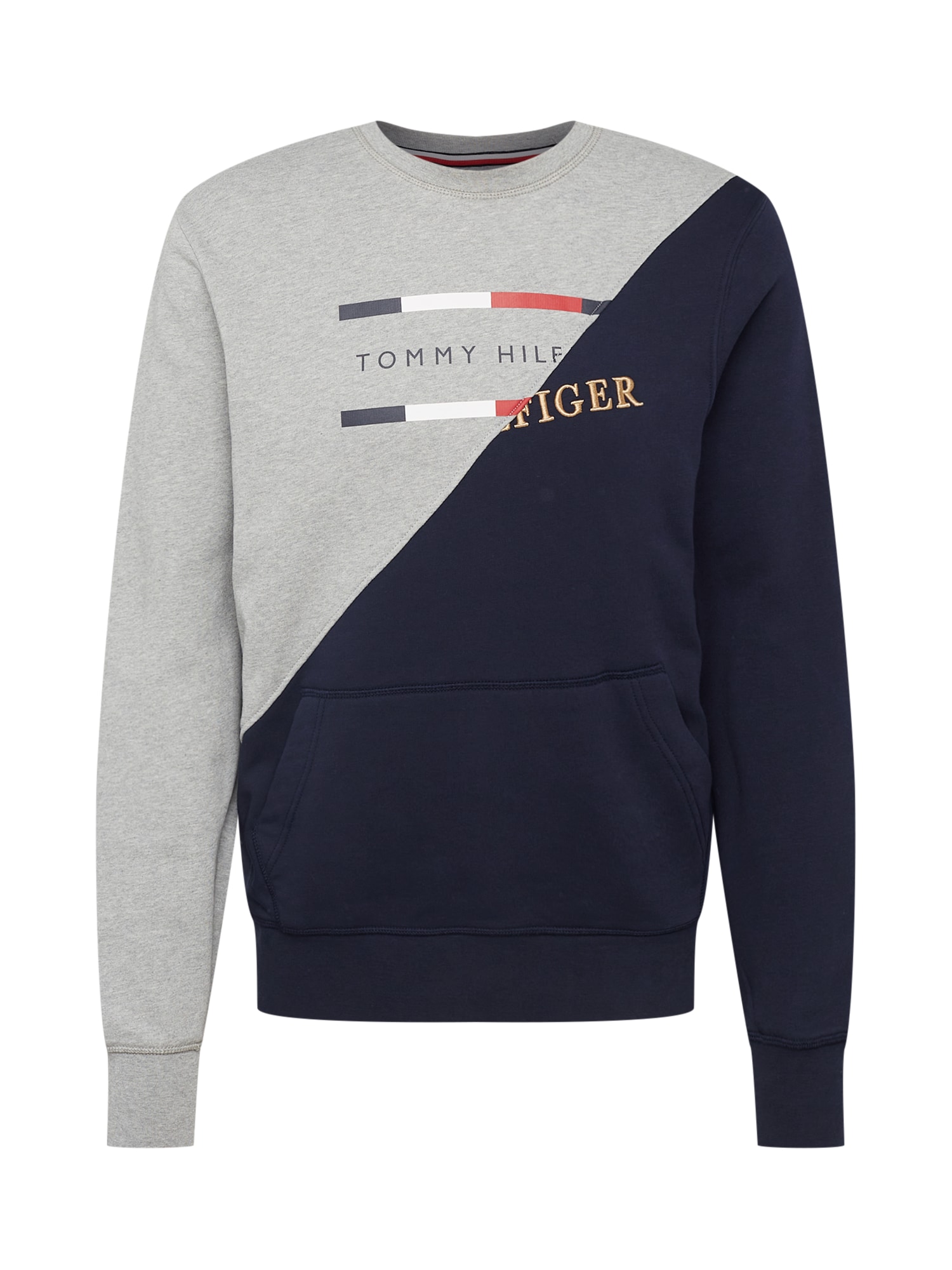 Tommy Remixed Sweatshirt  navy / acinzentado / vermelho / branco