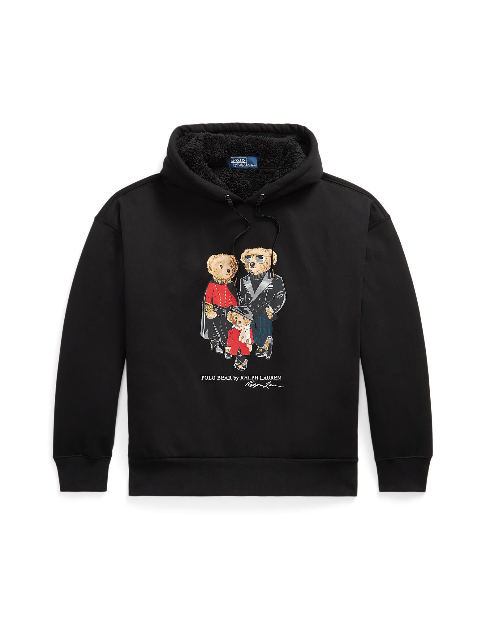 Polo Ralph Lauren Bluză de molton bej / roșu / negru / alb