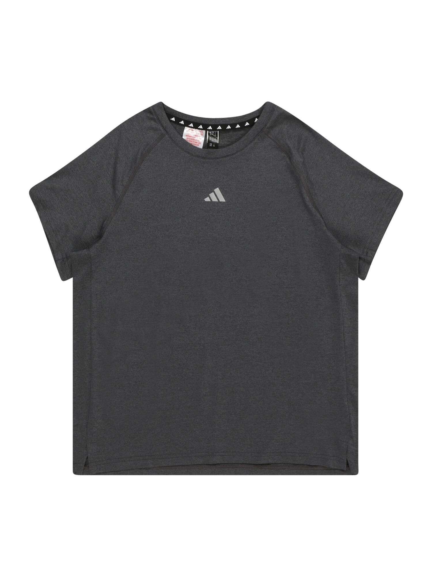 ADIDAS SPORTSWEAR Sportiniai marškinėliai pilka / margai juoda