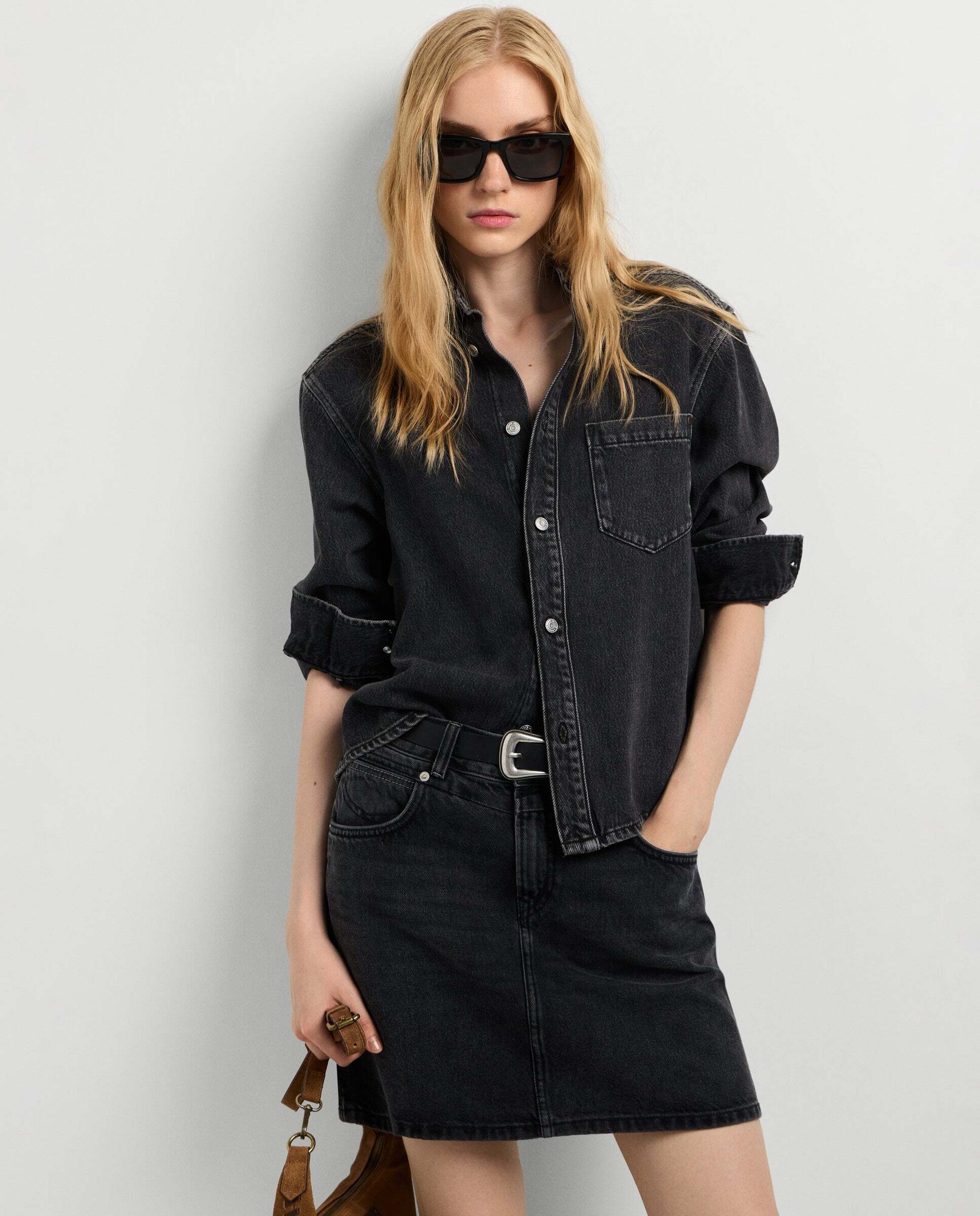 Pepe Jeans Blusa 'Grove'  negro denim – imagen 2