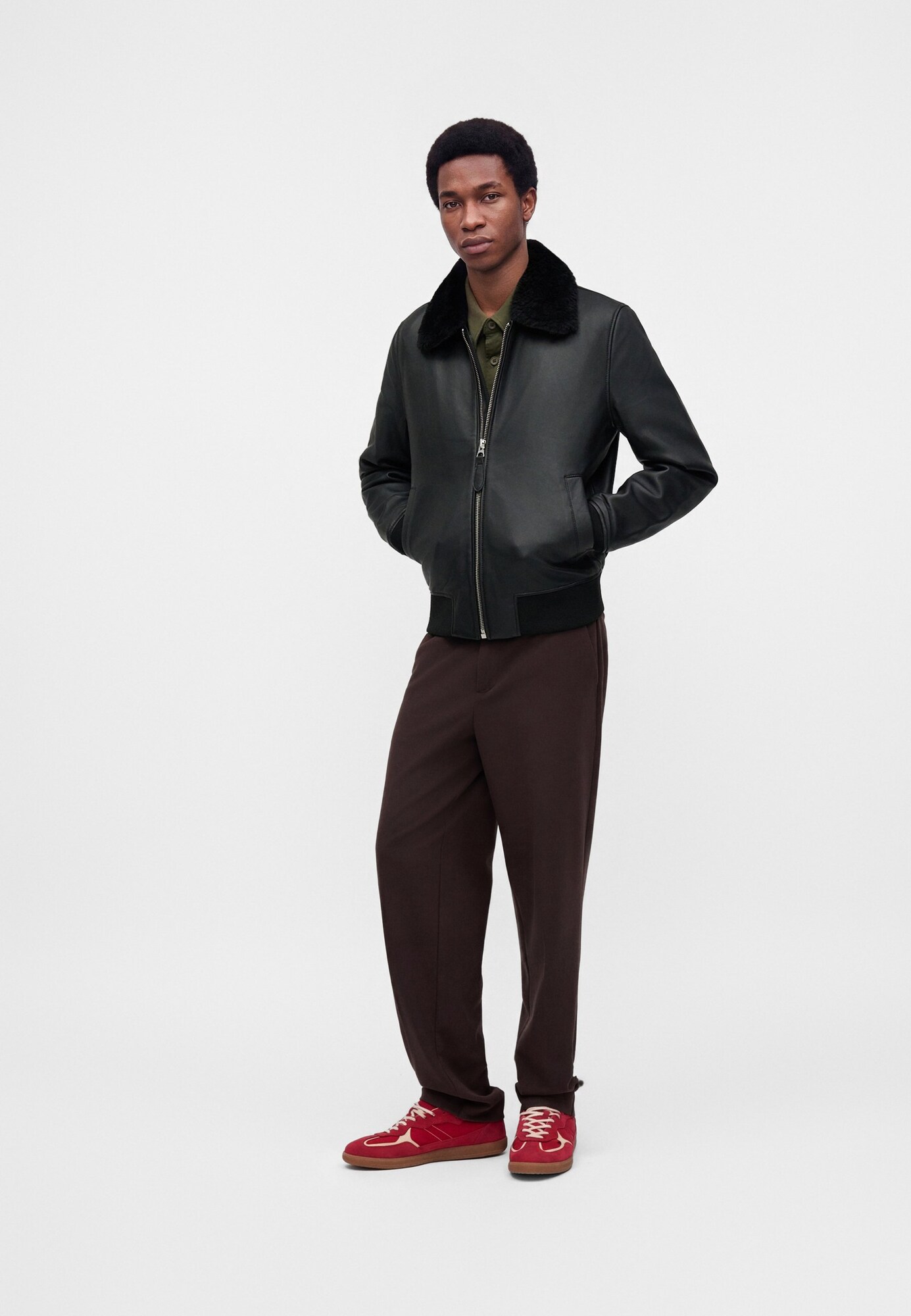 Schott NYC Chaqueta de entretiempo 'LCDOWNTOWN' negro – imagen 2