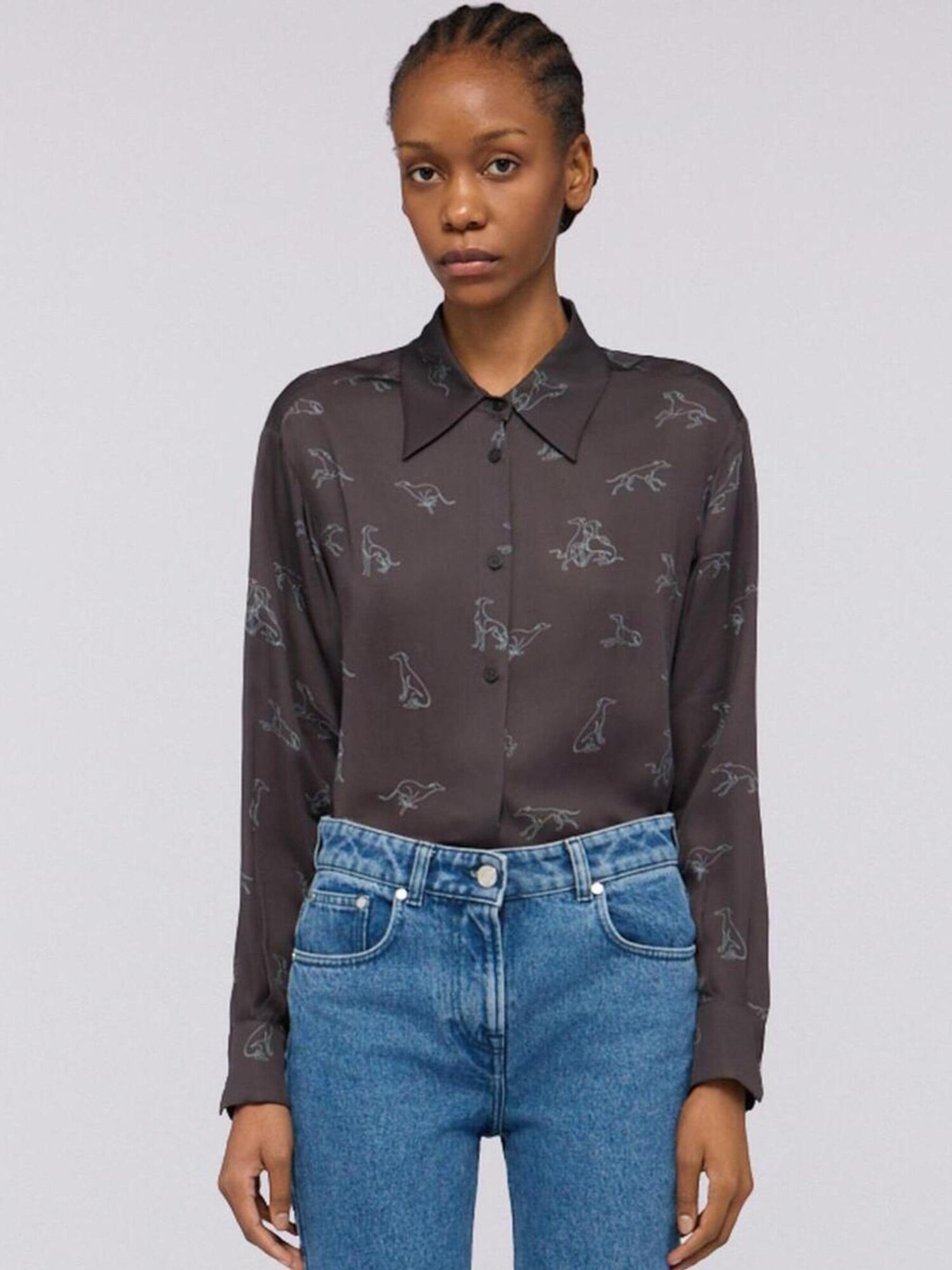 Trussardi Blusa negro – imagen 2